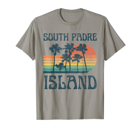 South Padre Island Texas Beach Summer Vacation Vintage T-Shirt