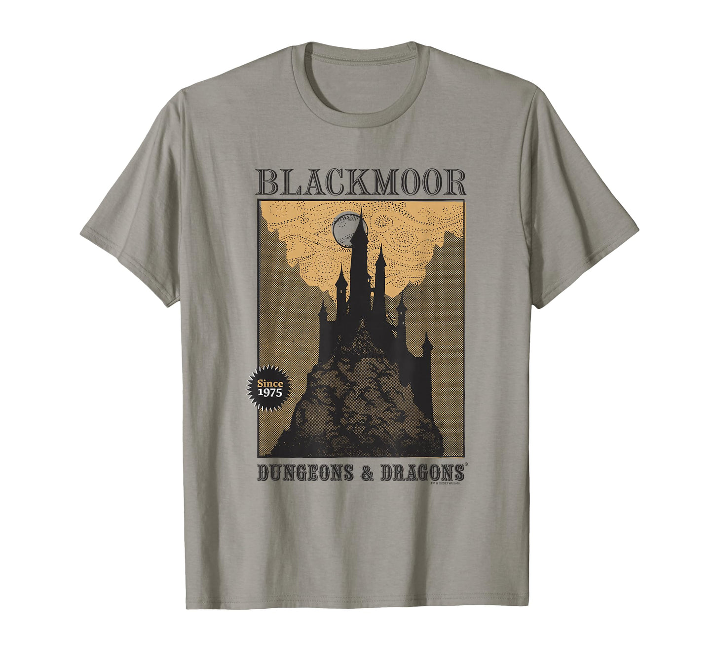 Dungeons & Dragons 50th Anniversary Blackmoor Castle Card T-Shirt