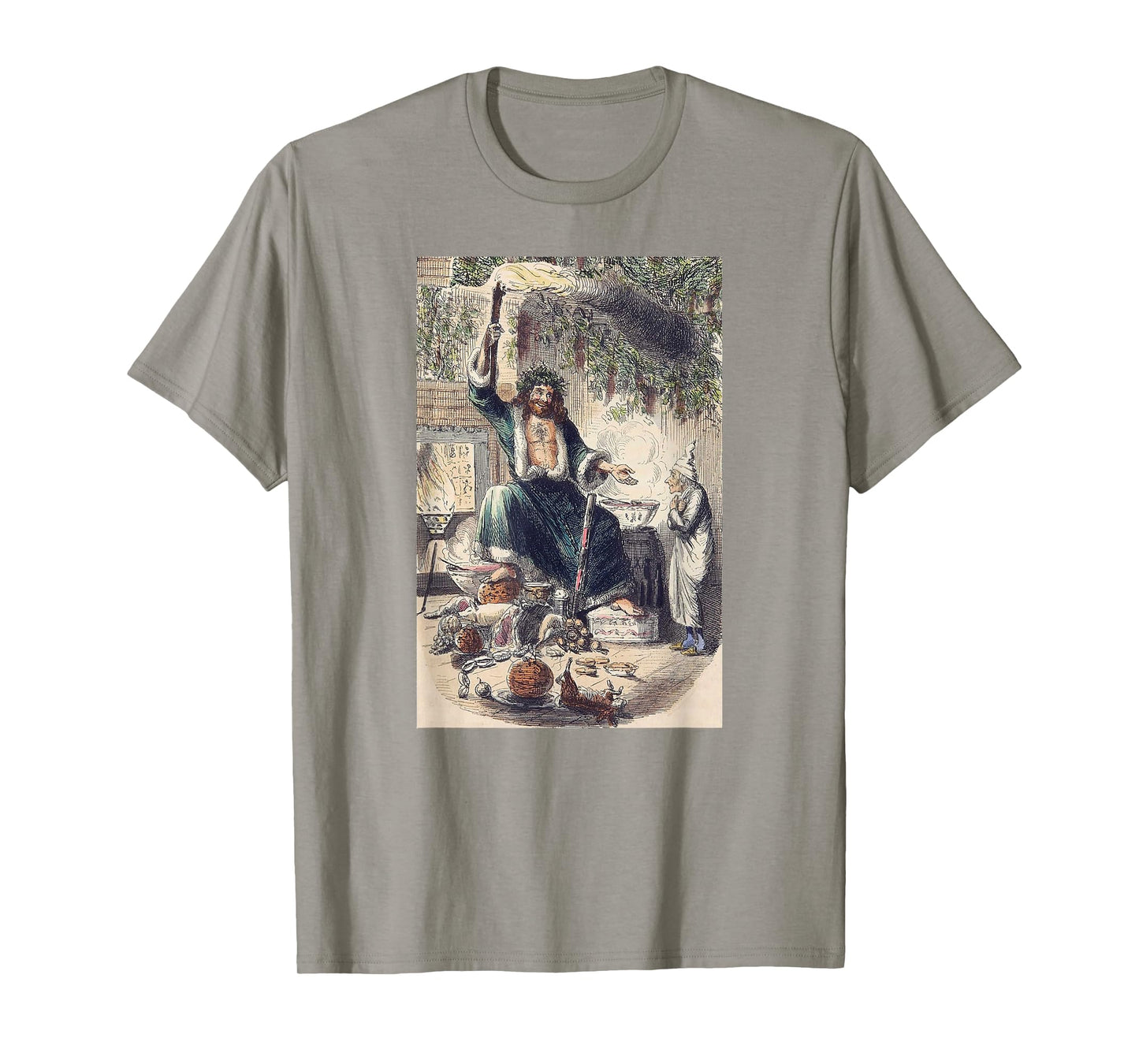 A Christmas Carol Scrooge Shirt- Christmas Present Ghost Tee T-Shirt