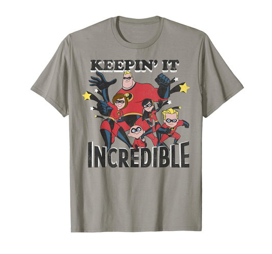 Disney Pixar The Incredibles Keepin' It Incredible Vintage T-Shirt