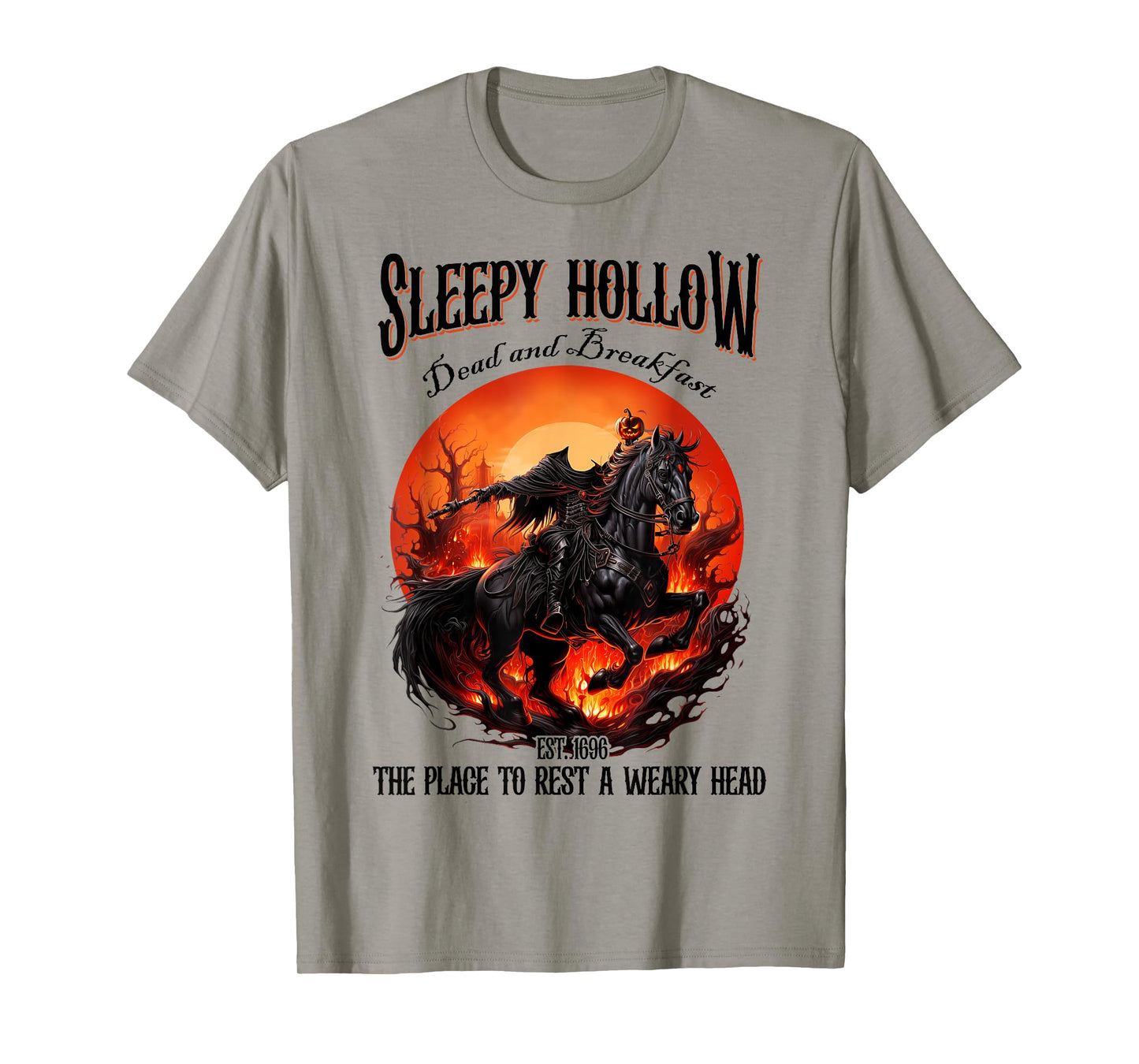 Sleepy Hollow Retro Vintage Headless Horseman Halloween T-Shirt