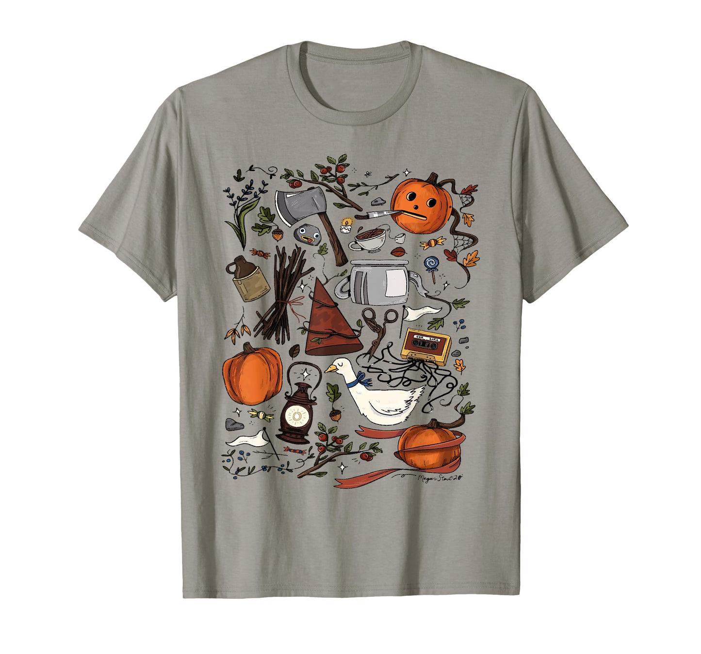 Spooky Pottsfield Harvest Festival Pumpkin Vibes Halloween T-Shirt