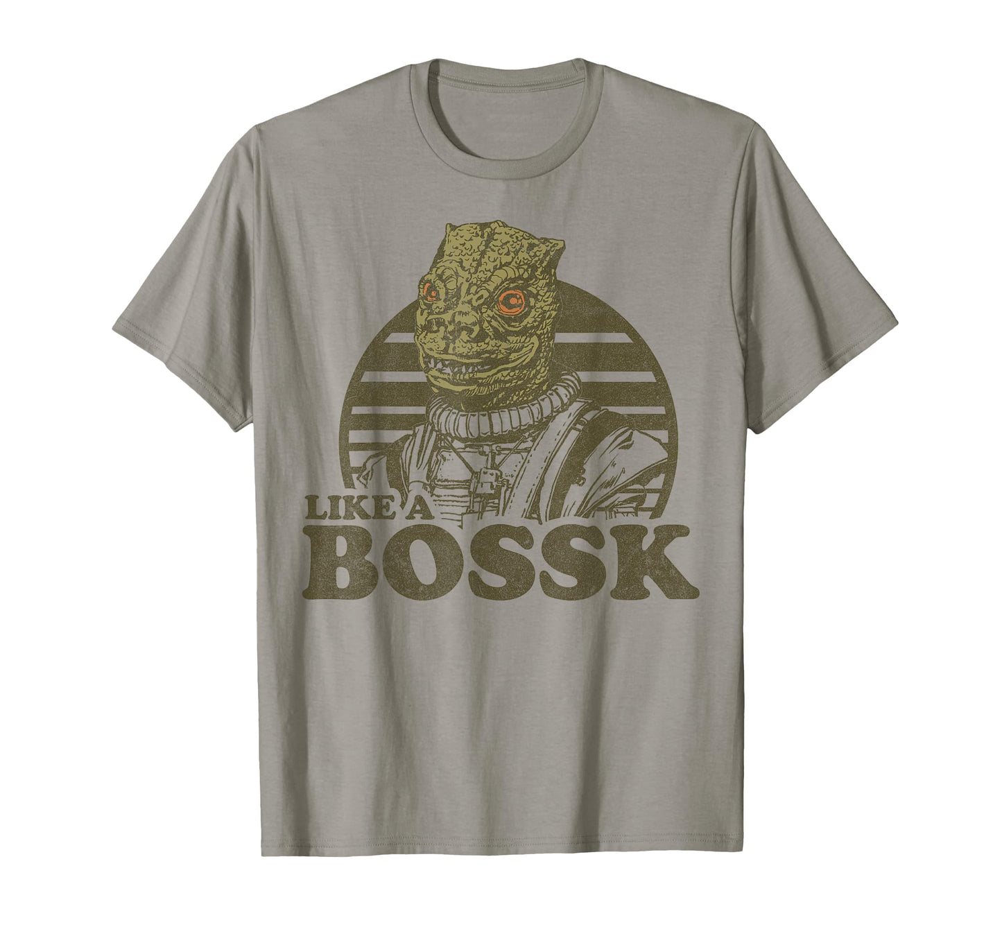 Star Wars Like a Bossk Bounty Hunter Retro Logo T-Shirt