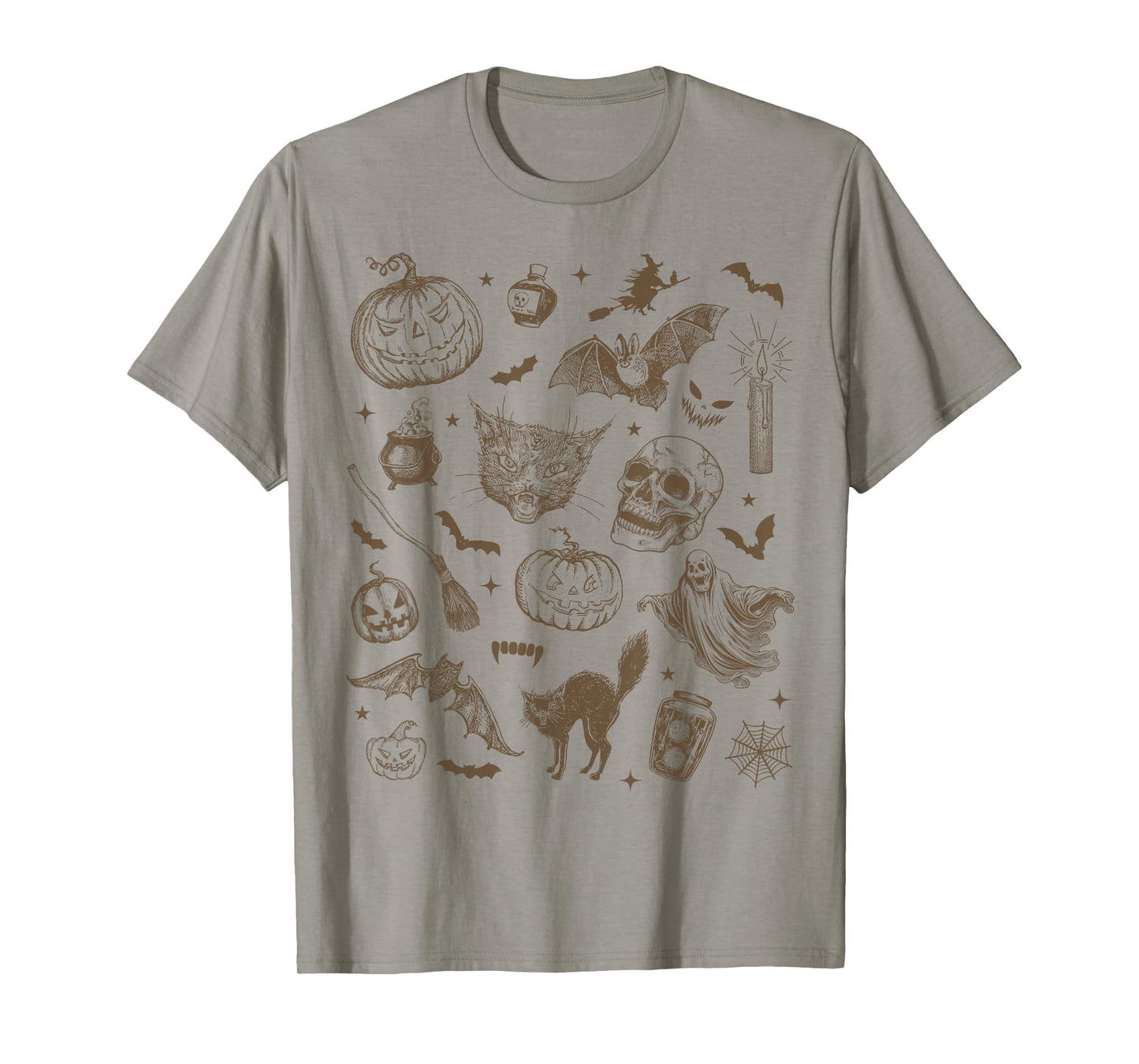 Halloween Vintage 90s Witchy Aesthetic Cute Retro Graphic T-Shirt