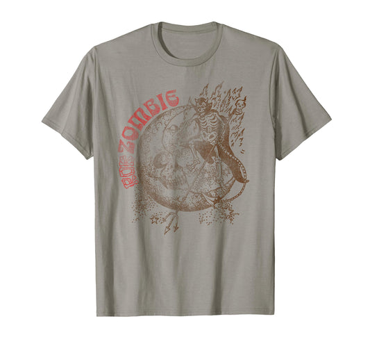 Rob Zombie – Moon and The Devil On White T-Shirt