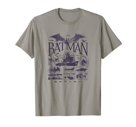 DC Comics Batman Vintage Faded Batman Movie Logo Box Up T-Shirt