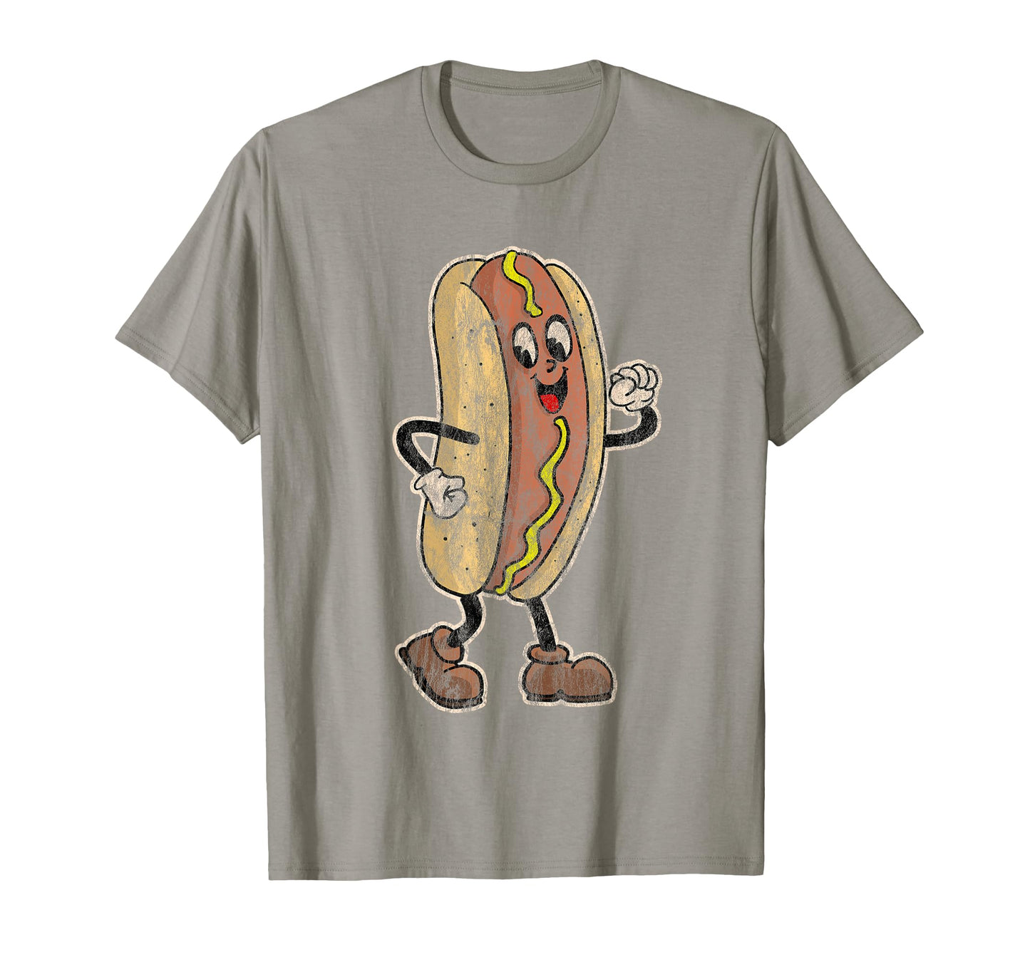 Distressed Walking Drive in Movie Hot Dog T-Shirt