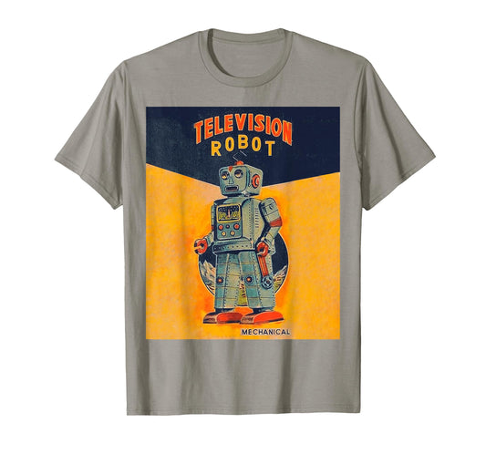 Vintage Graphics American Toy Television Robot Old Retro T-Shirt