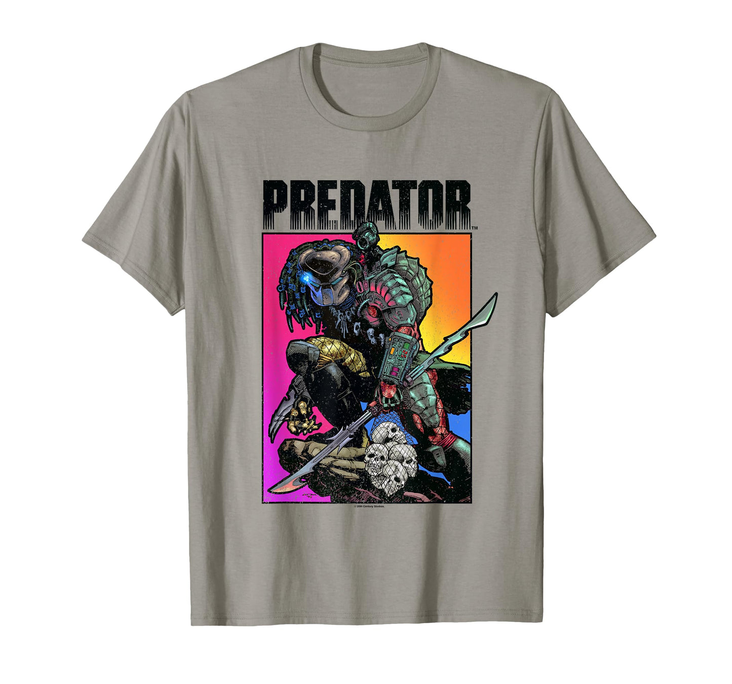 Predator Ready To Hunt Big Chest Iconic Retro Poster T-Shirt