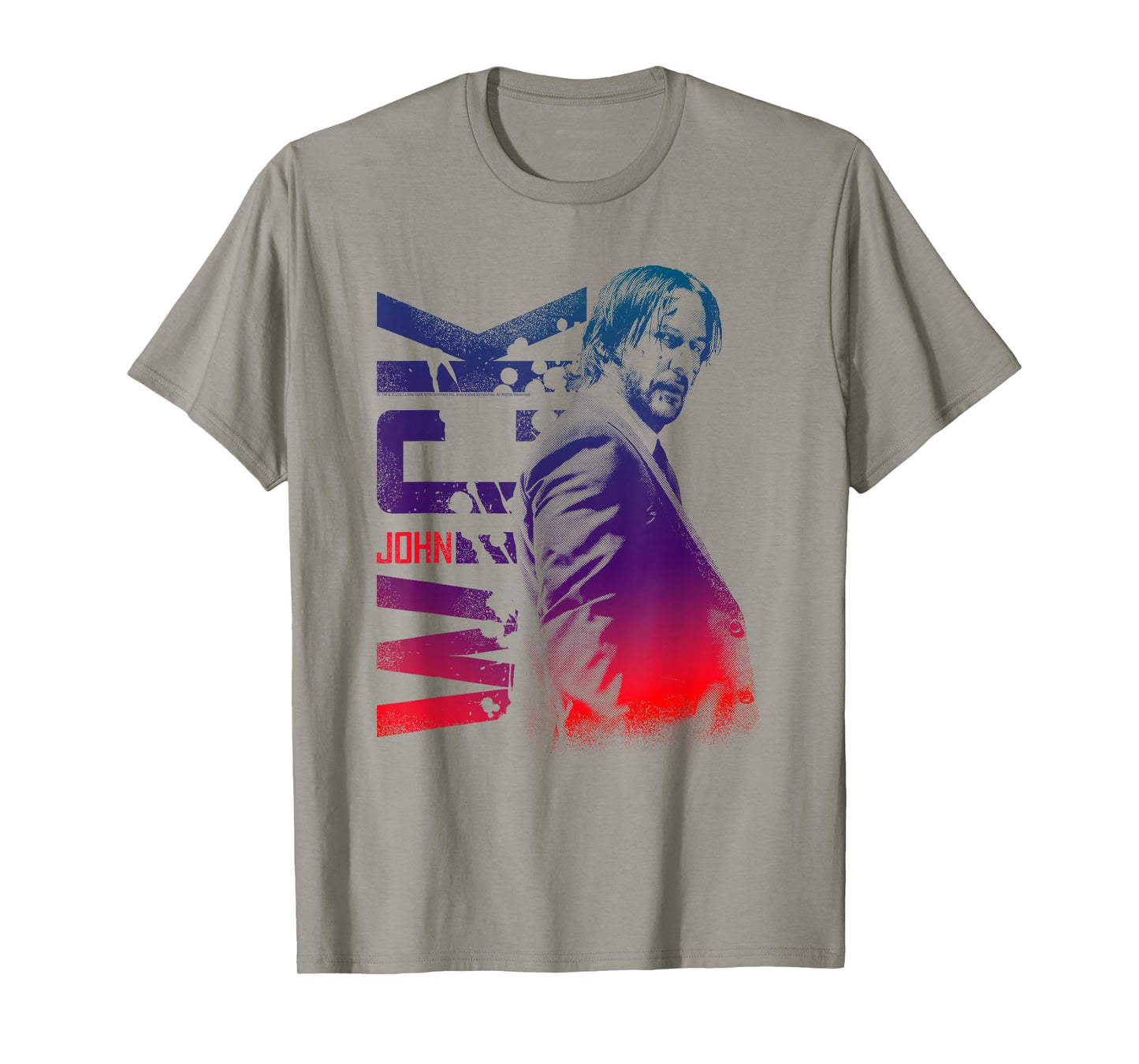 John Wick Colorful Photo with Logo Action Movie T-Shirt