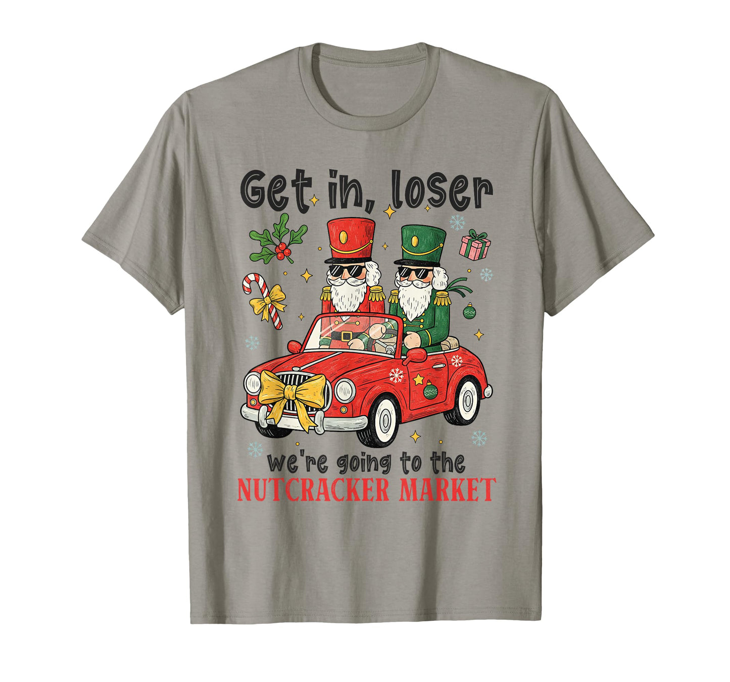 Shopping Nutcracker, Christmas Market,Xmas Nutcracker Ballet T-Shirt