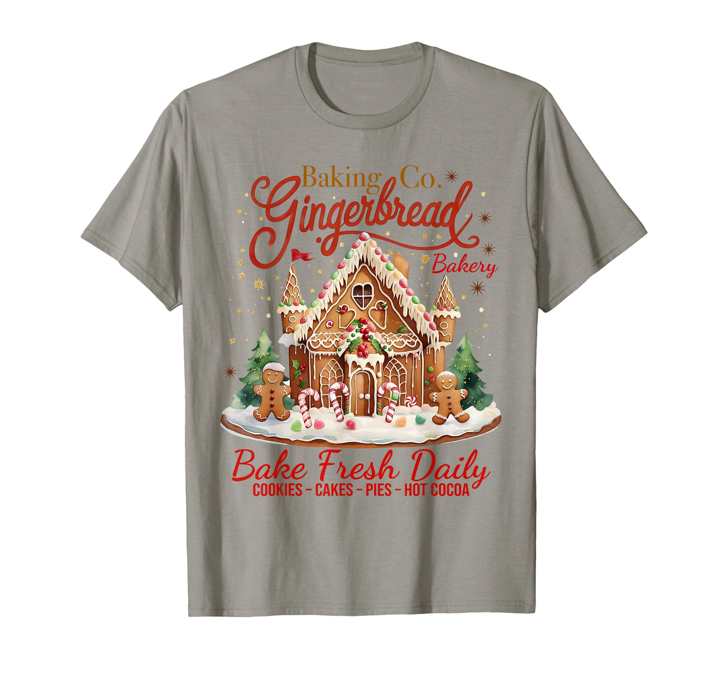 Gingerbread Baking Co Bake Fresh Daily Art T-Shirt