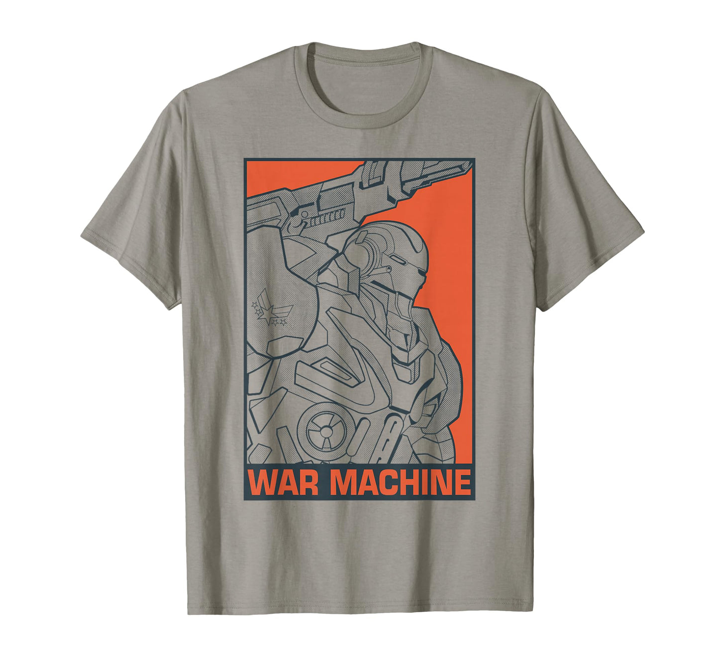 Marvel Avengers Endgame War Machine Pop Art Graphic T-Shirt T-Shirt