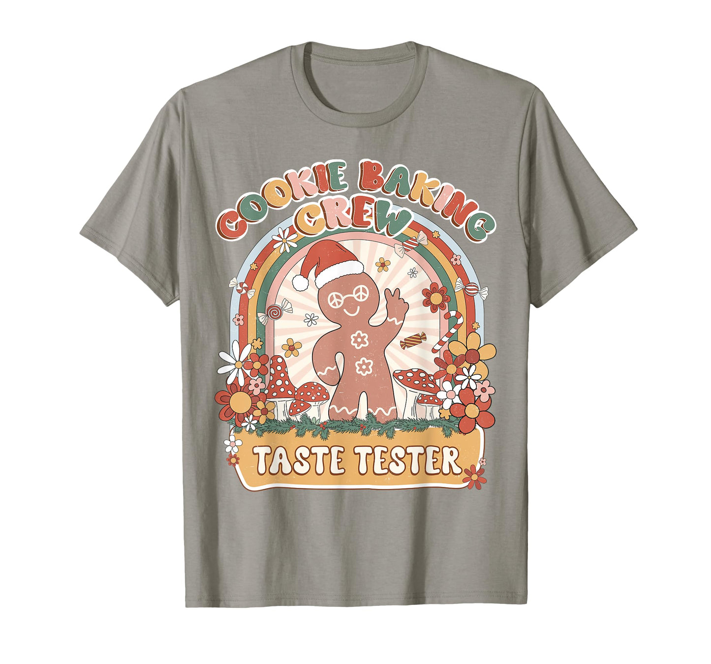 Taste Tester Cookie Baking Crew Retro Groovy Matching Family T-Shirt