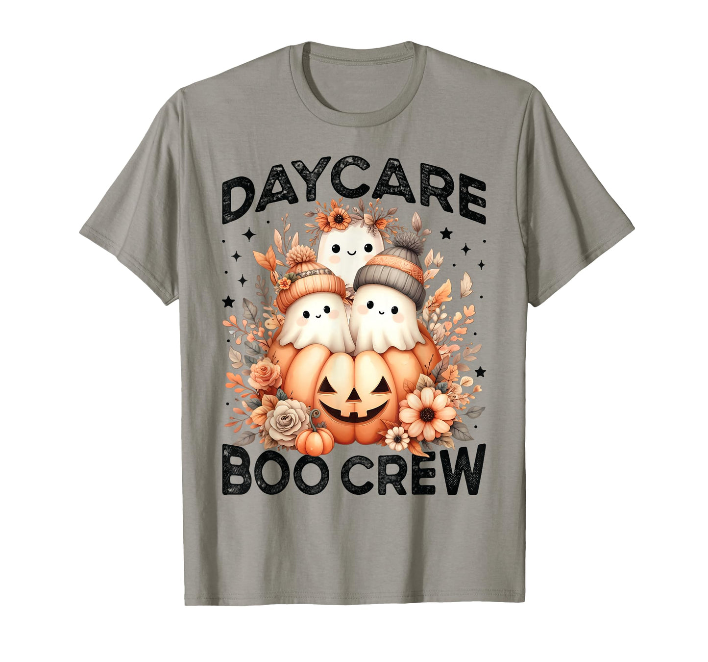 Boo Crew Daycare Teacher Matching Halloween Costume Ghost T-Shirt