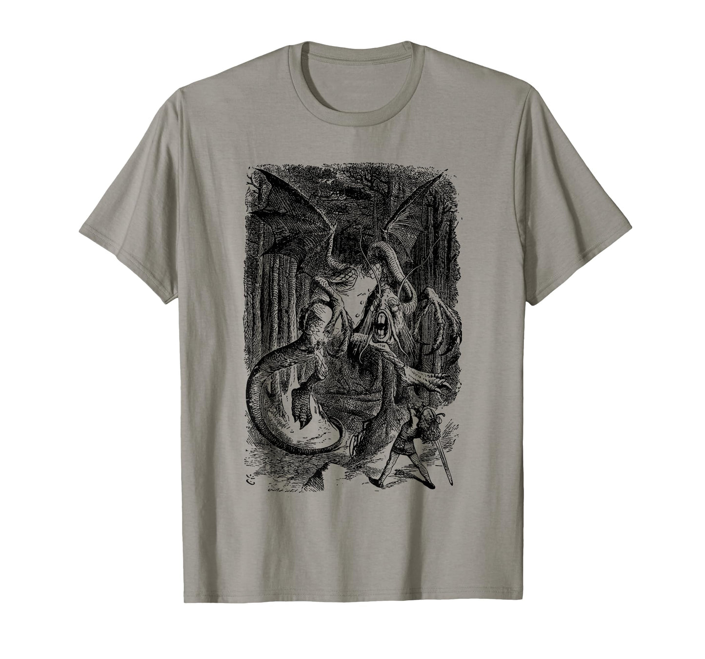Big Texas Alice in Wonderland -The Jabberwocky T-Shirt T-Shirt
