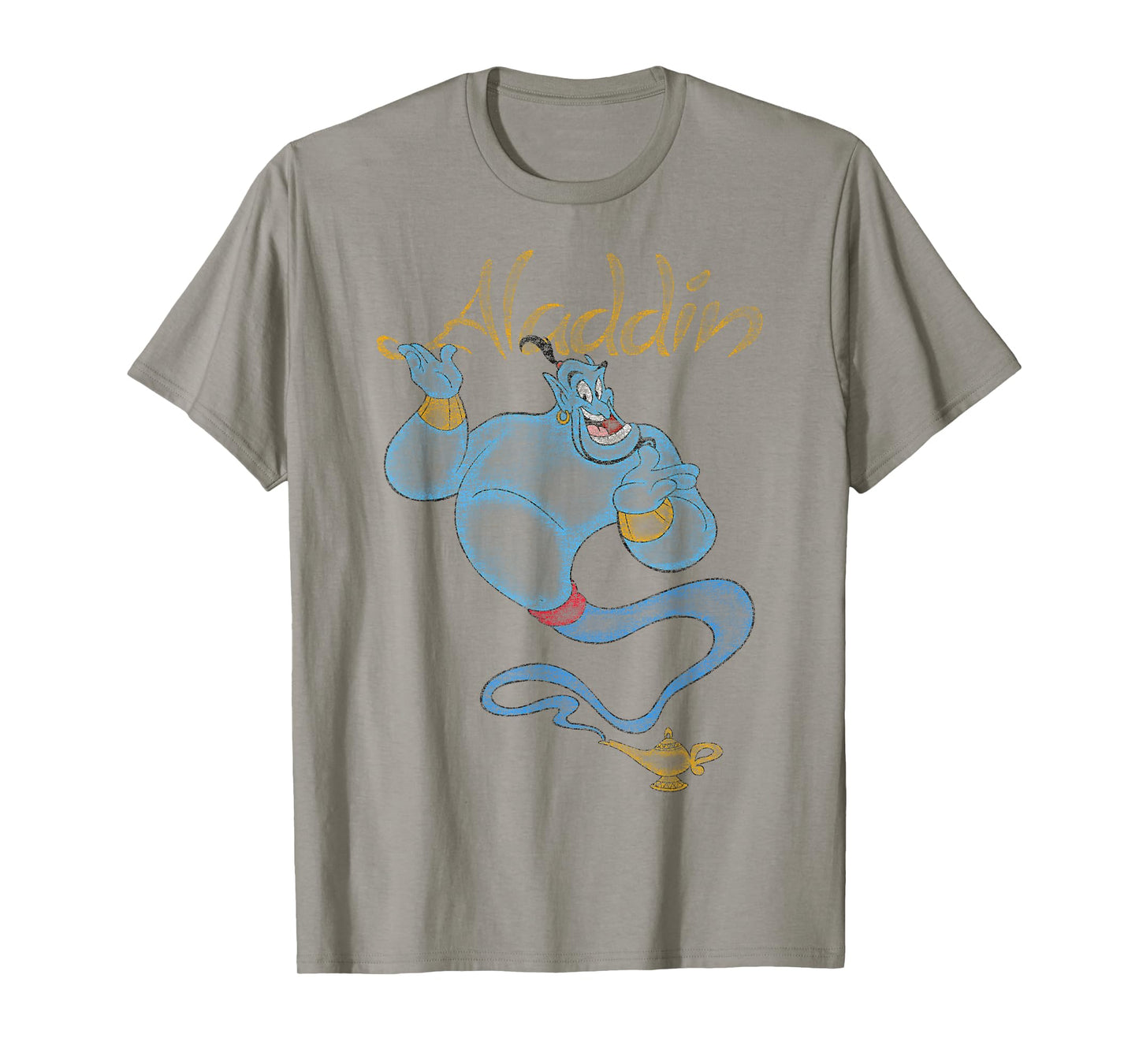 Disney Aladdin Distressed Genie Floating T-Shirt