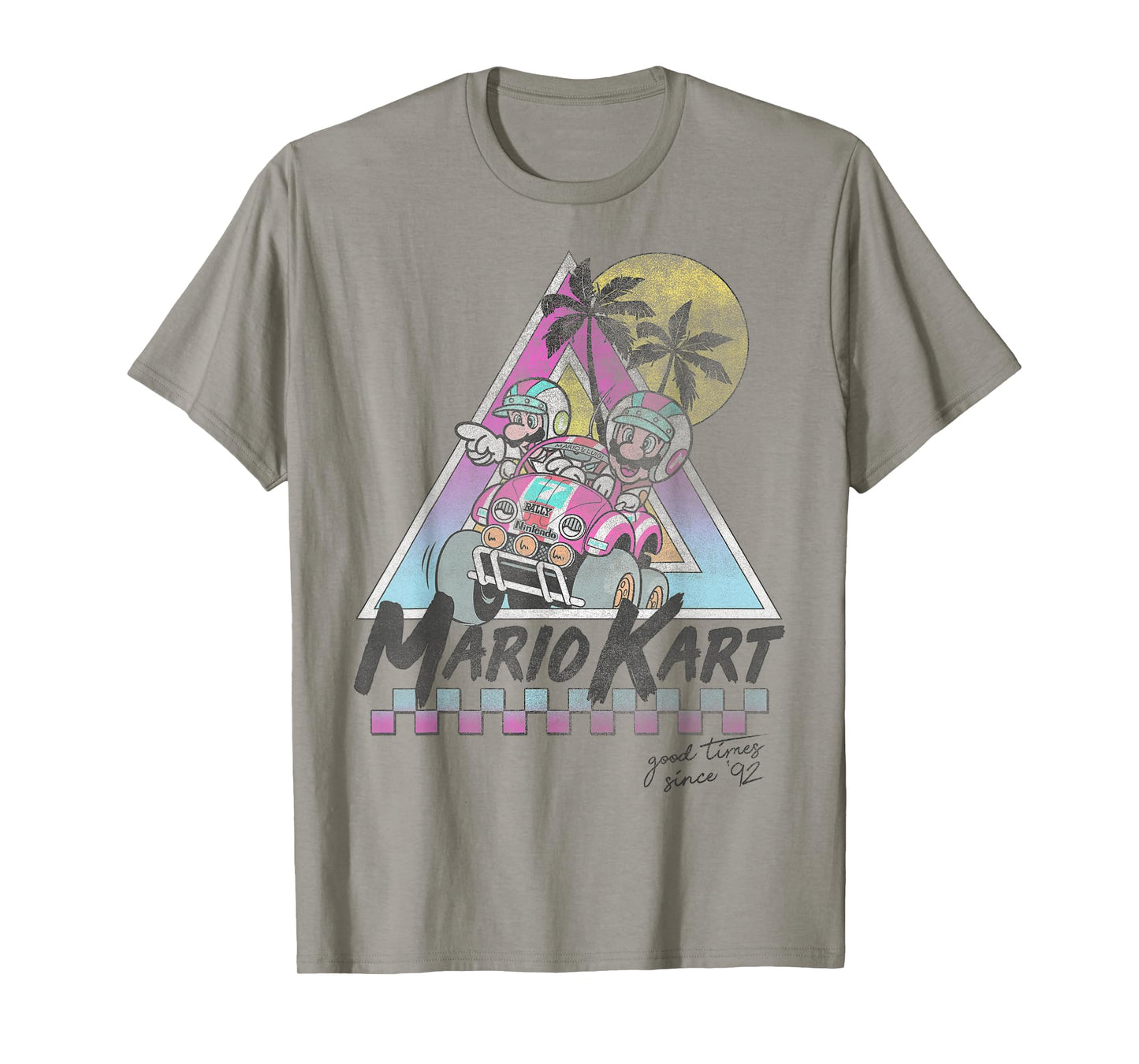 Mario Kart Mario And Luigi Good Time Since 92 Vintage T-Shirt