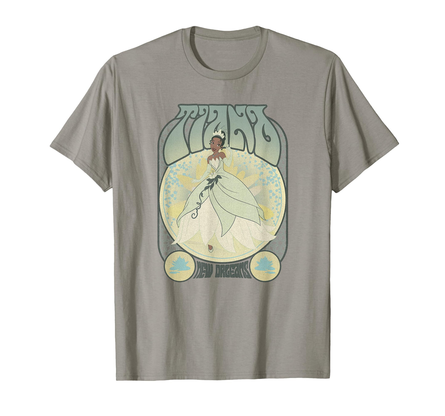 Disney The Princess & The Frog Tiana Seventies Retro Poster T-Shirt Small