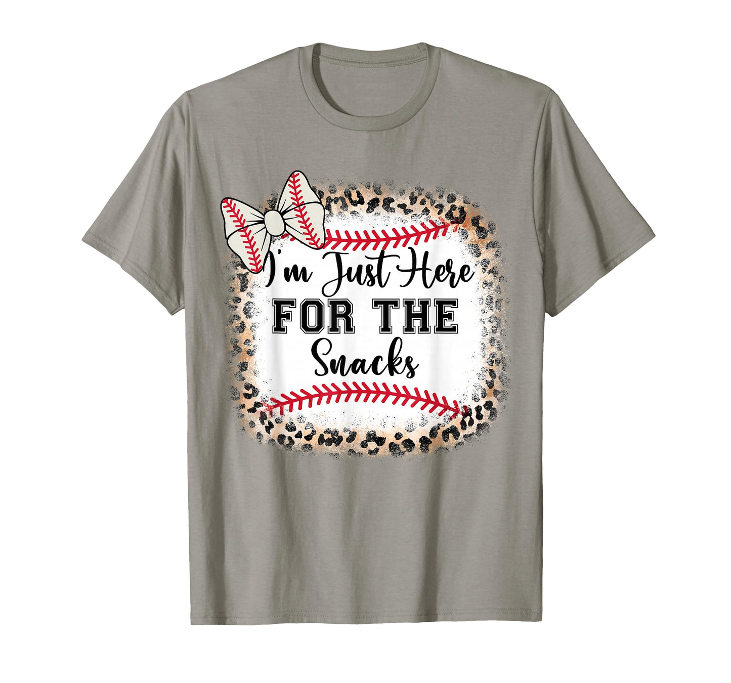 Girl I'm Just Here For Snacks Baseball Sister Toddler Youth T-Shirt