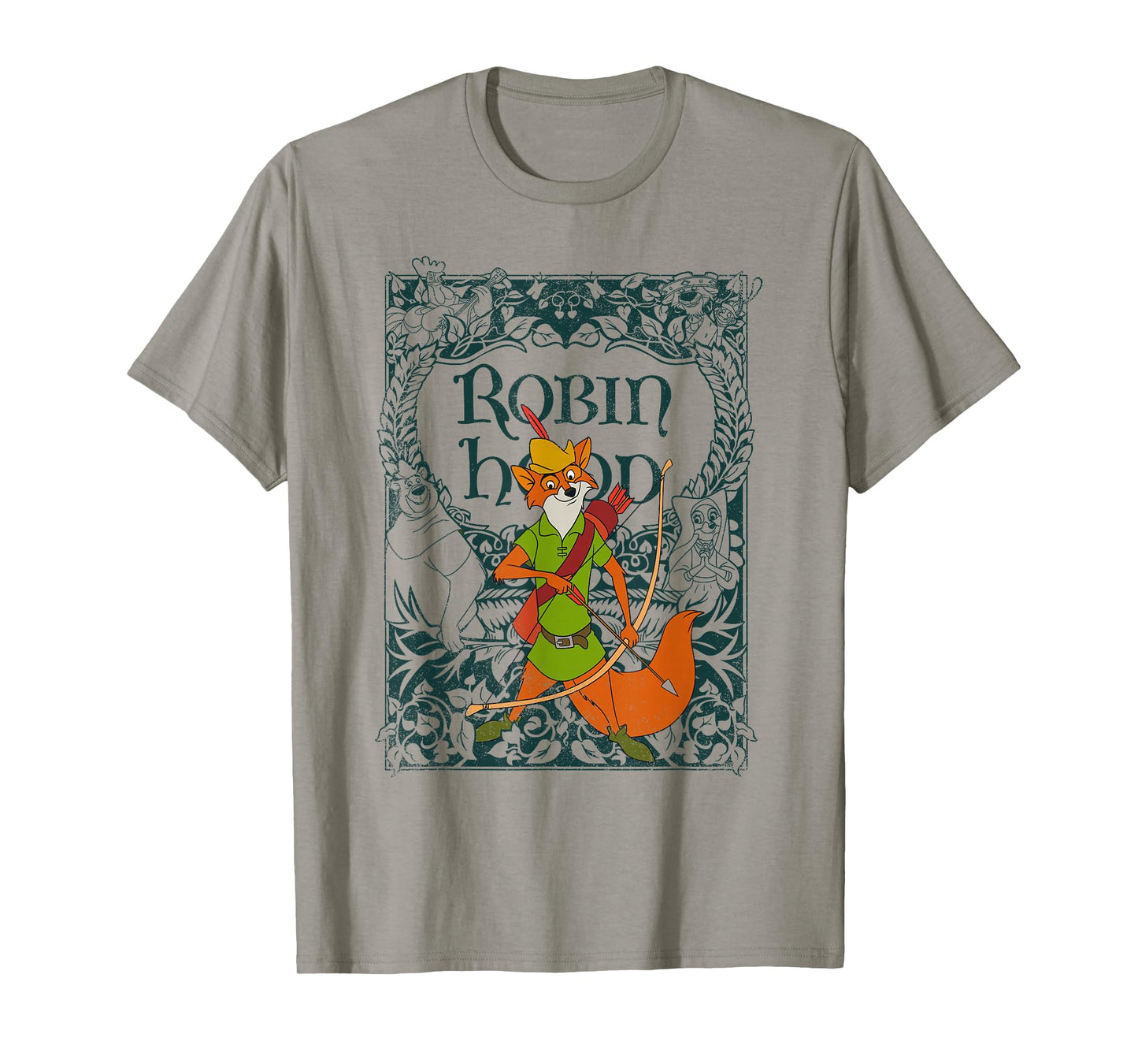 Disney Robin Hood Retro Vintage Distressed T-Shirt Small