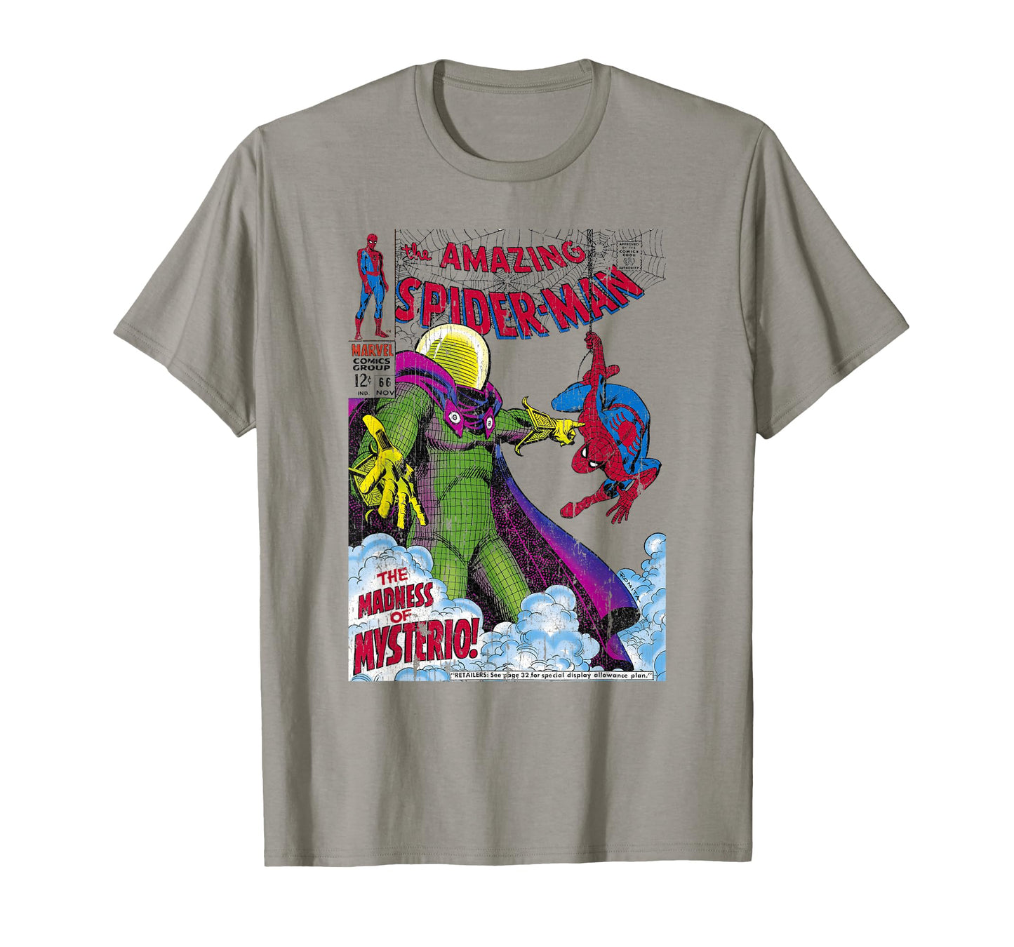 Marvel Comics Spider-Man Mysterio Cover T-Shirt Small