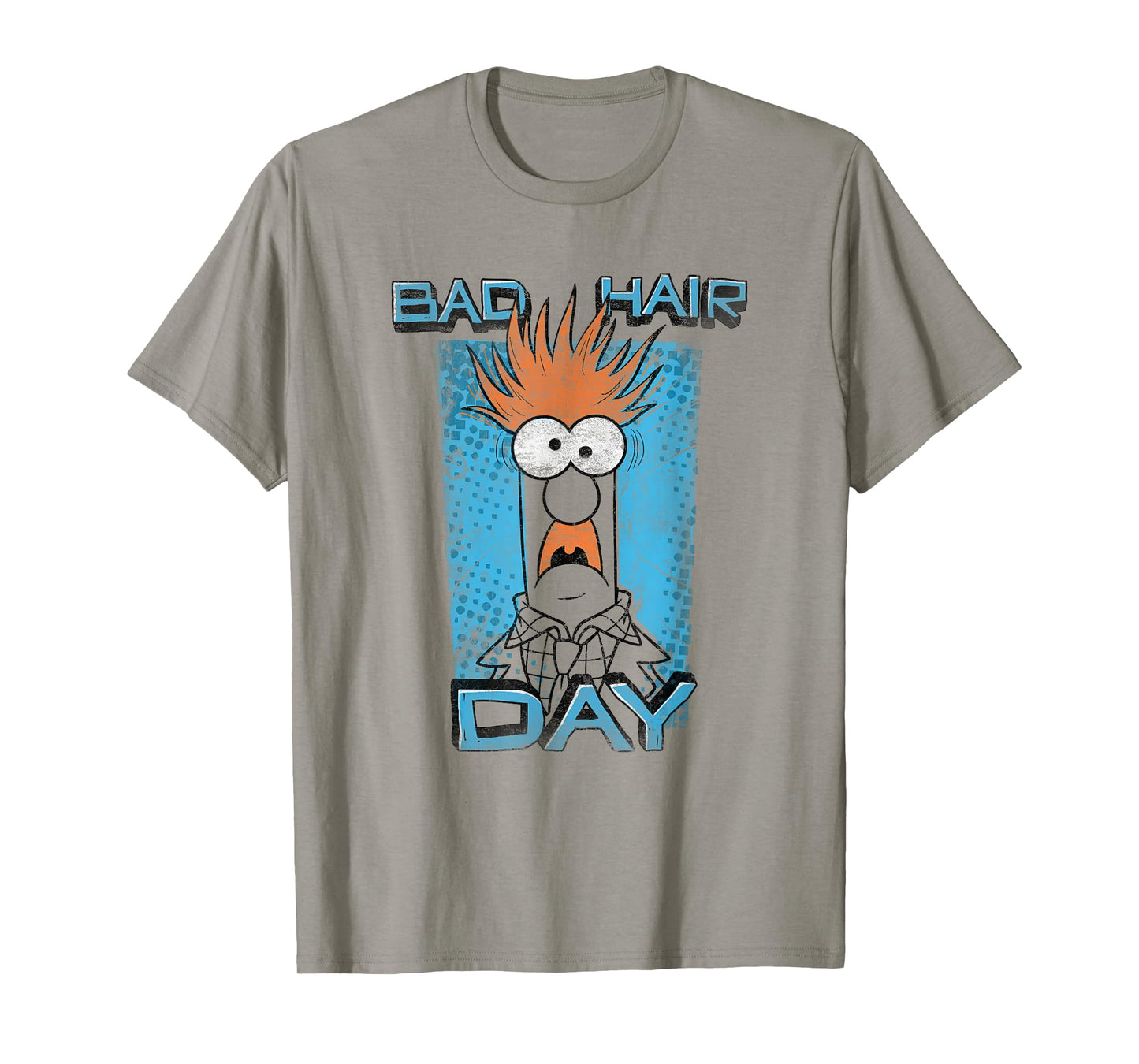 Disney The Muppets Beaker Bad Hair Day Retro Chest Portrait T-Shirt