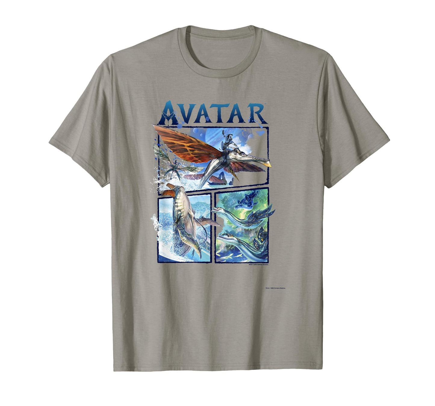 Avatar: The Way of Water Air And Sea Flight Panels T-Shirt