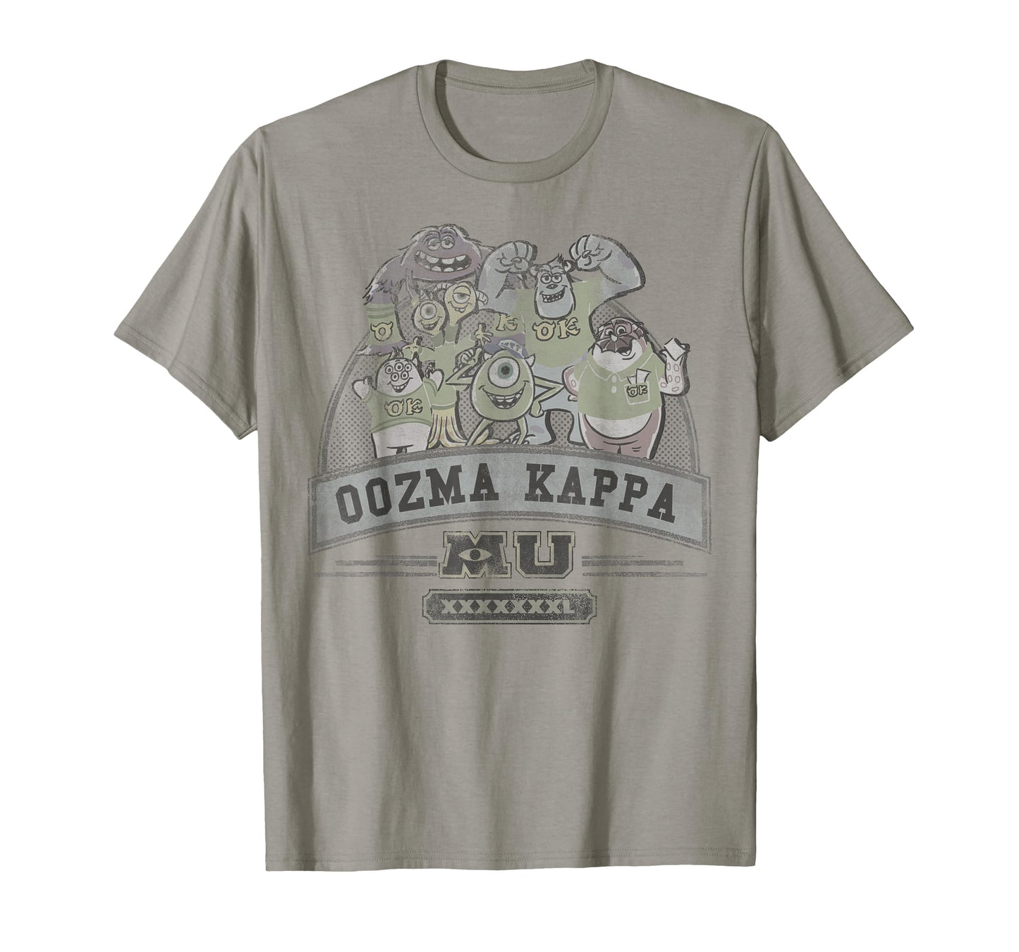 Disney Pixar Monsters University Oozma Kappa Vintage Group T-Shirt