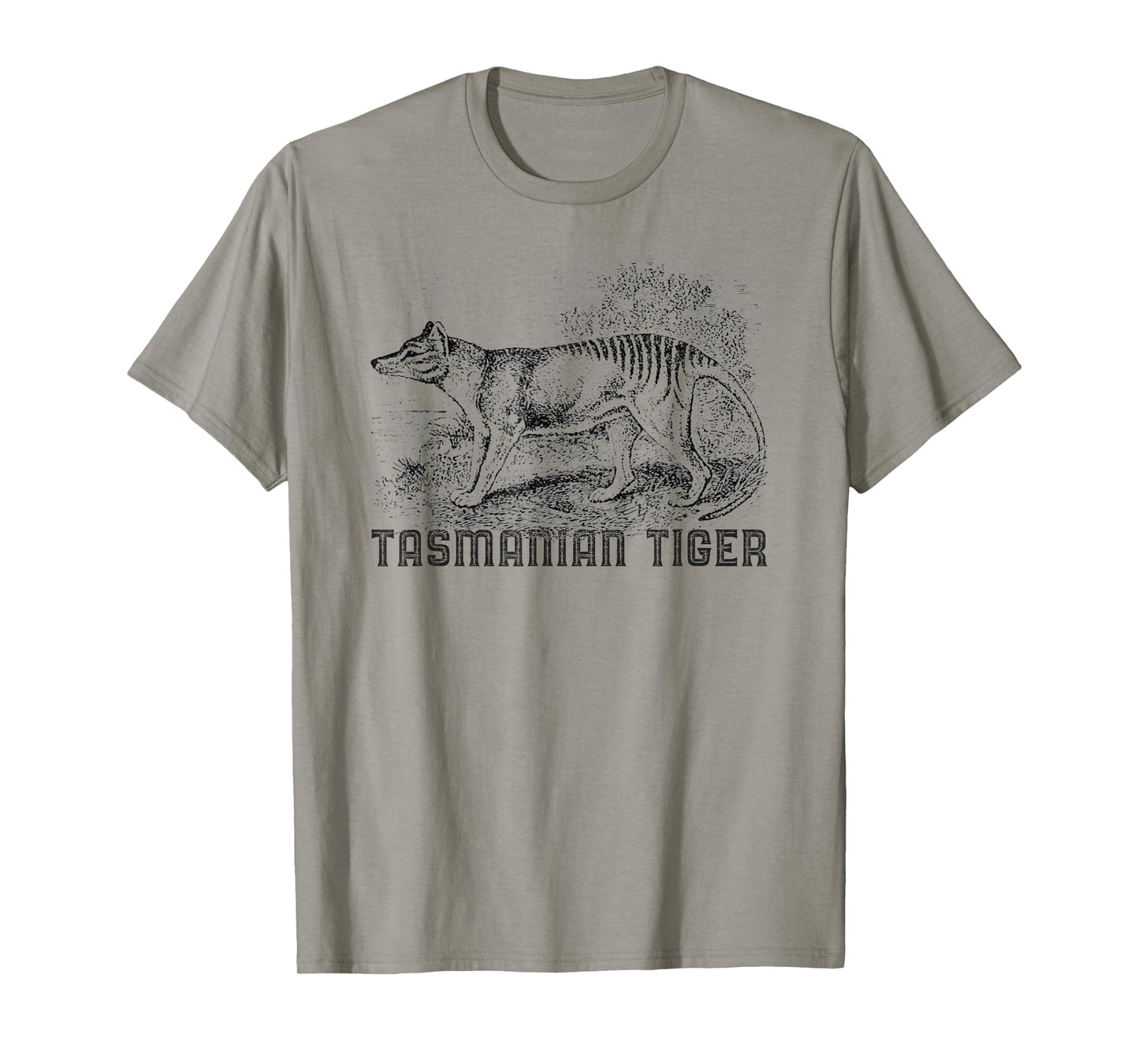 Tasmanian Wolf Tiger Thylacine Australian Extinction Gift T-Shirt