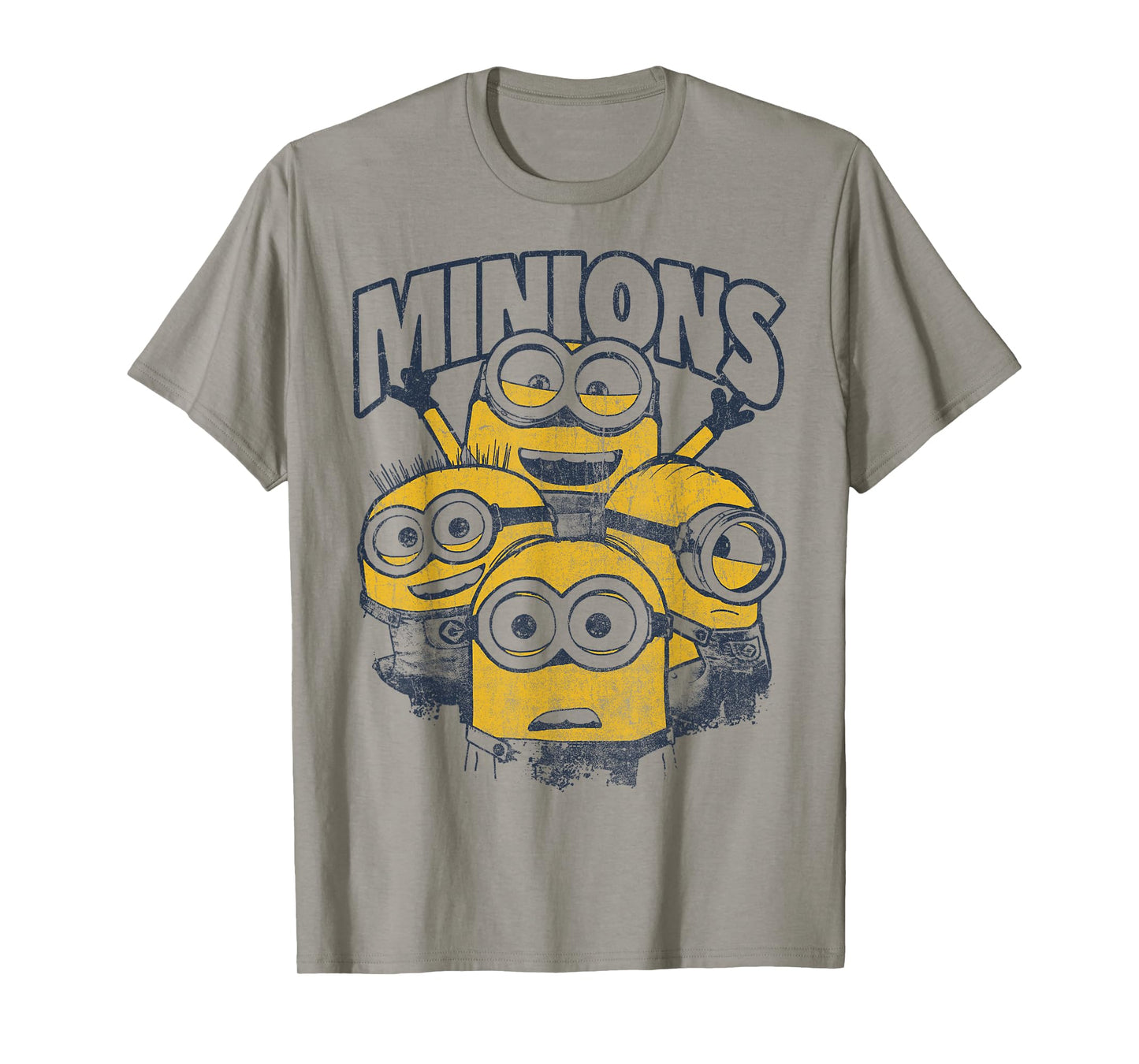 Despicable Me Minions Vintage Group Graphic T-Shirt T-Shirt