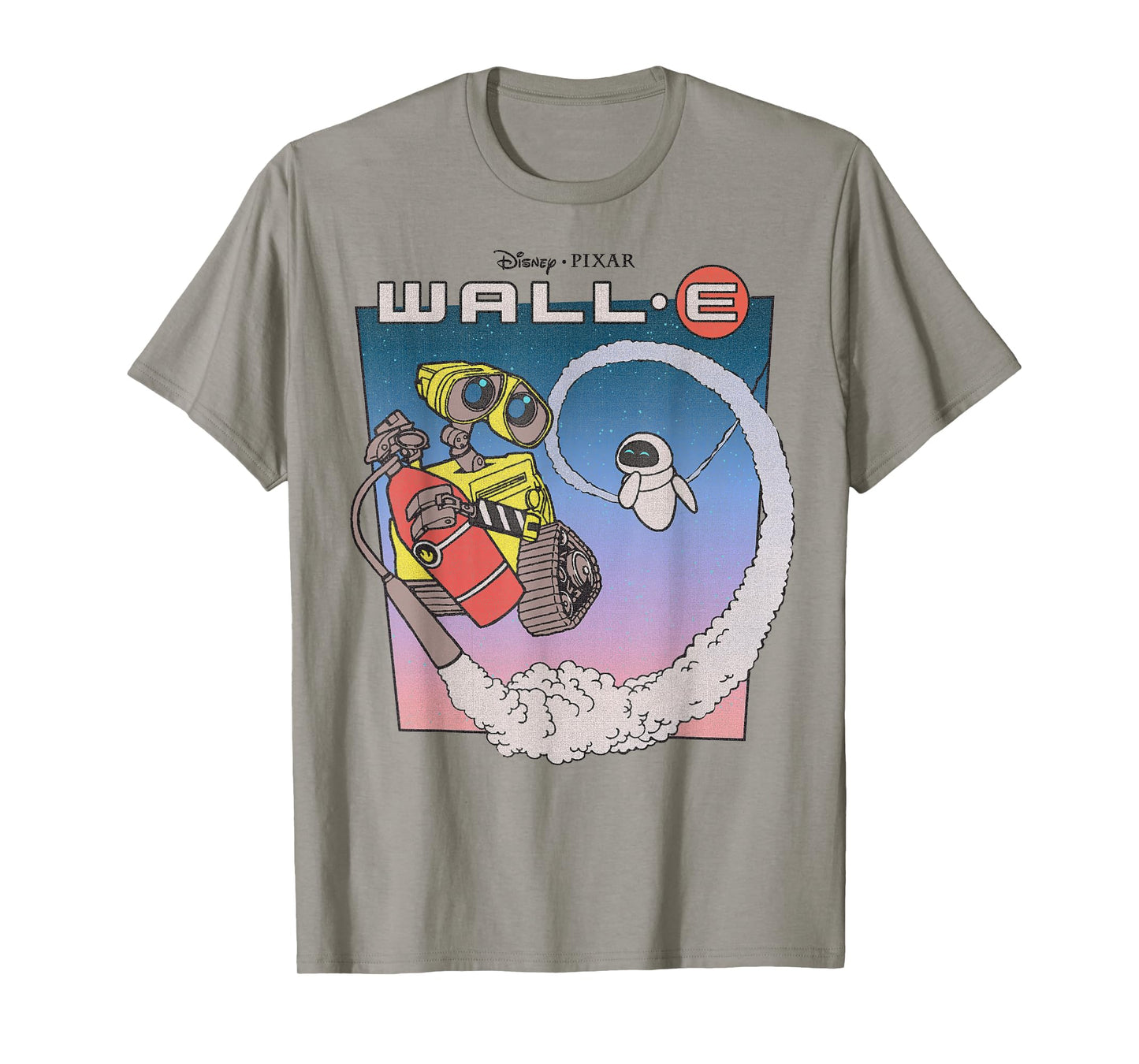 Disney Pixar Wall-E Fly Eve Retro Distressed T-Shirt T-Shirt