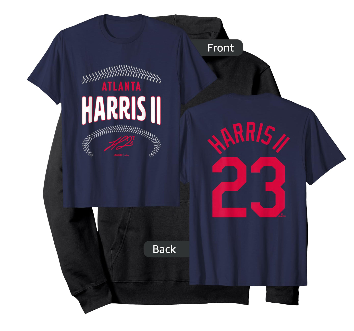 Michael Harris II Atlanta Name & Number (Front & Back) T-Shirt