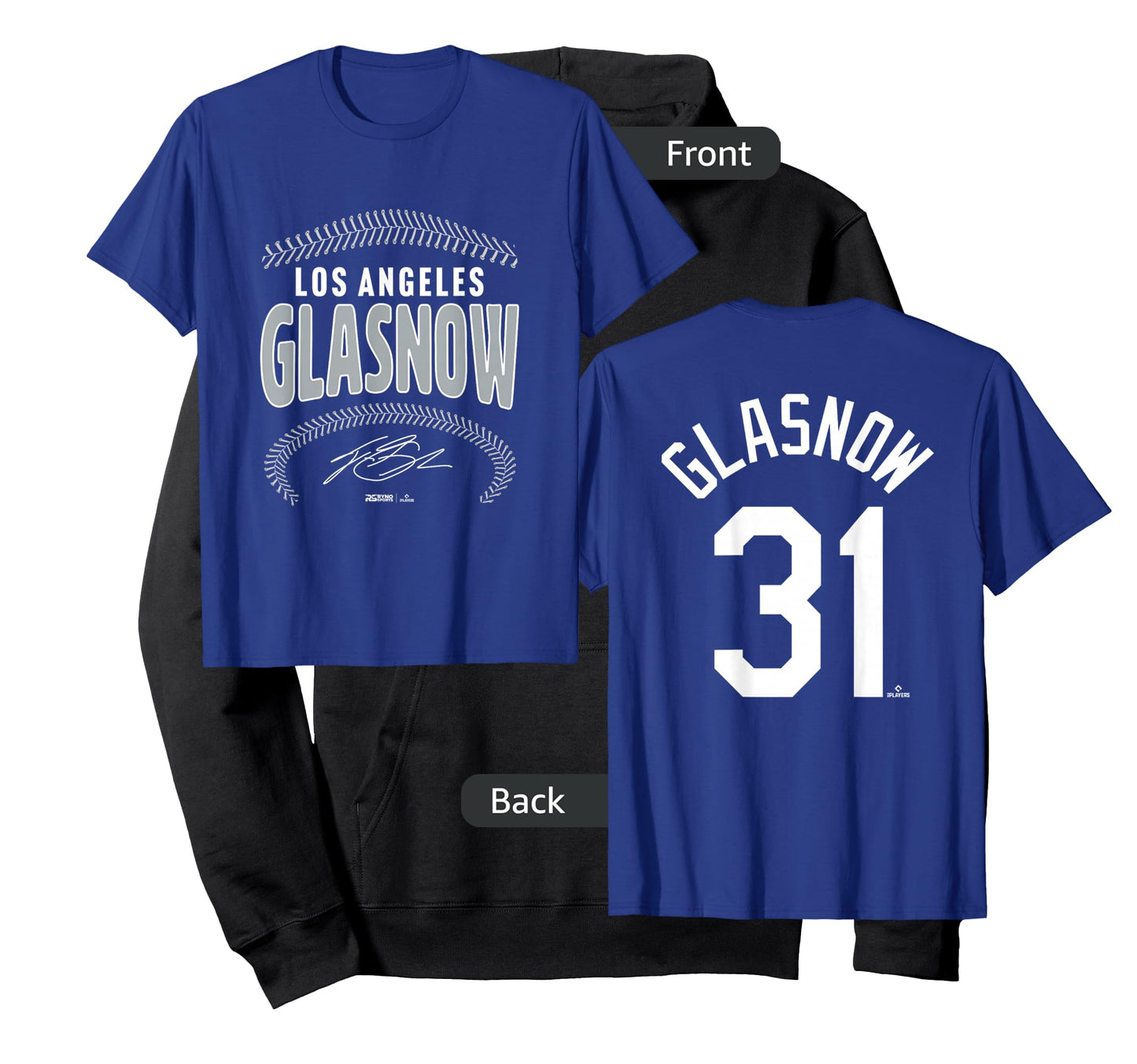 Tyler Glasnow Los Angeles Name & Number (Front & Back) T-Shirt