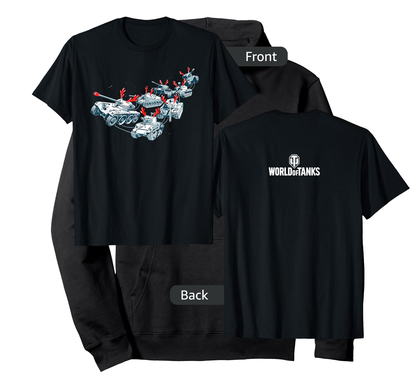 World of Tanks Santa's Tankdeer Harness T-Shirt