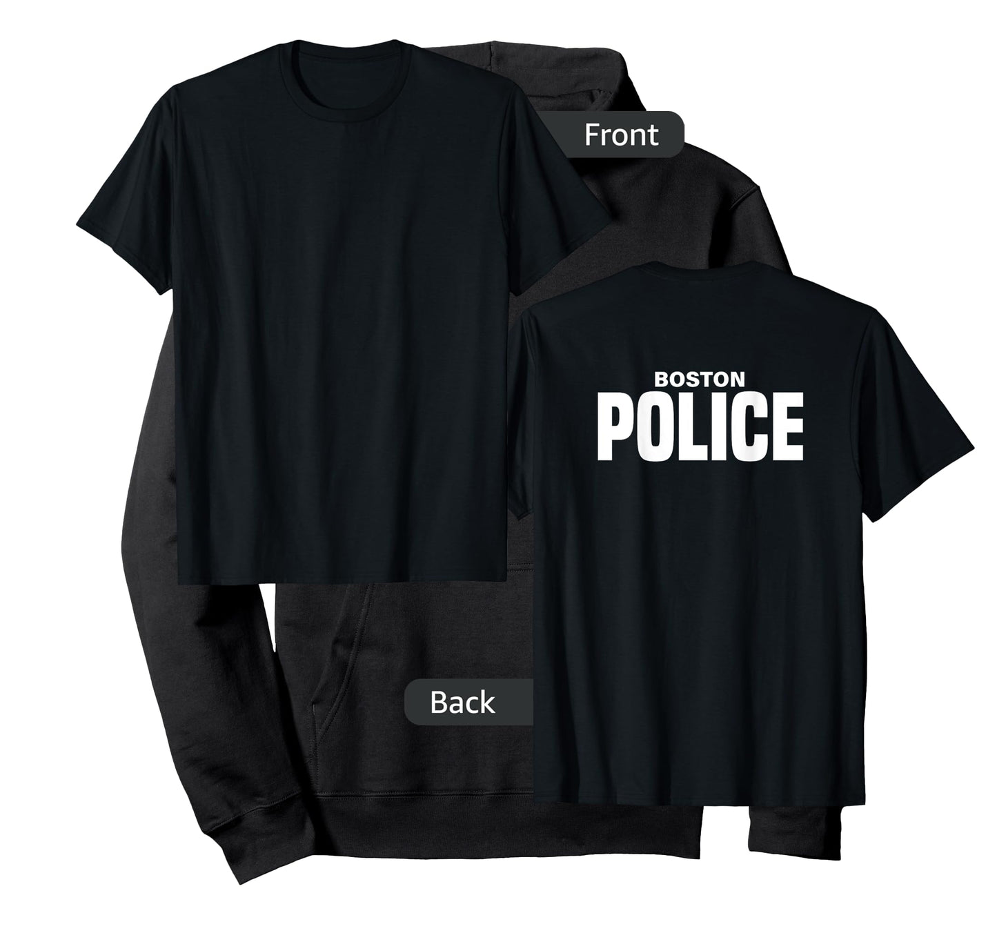 Boston Police Officer Massachusetts Policeman Duty T-Shirt