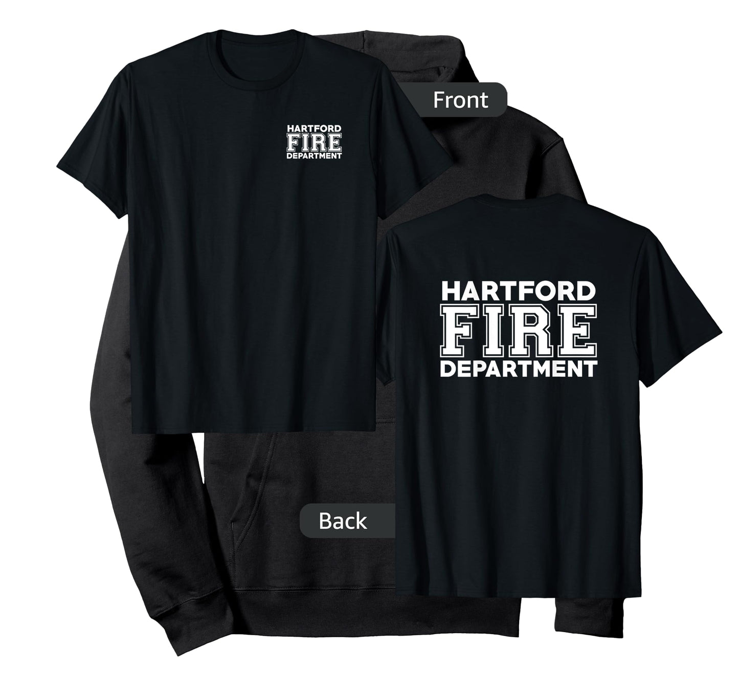 City of Hartford Fire Rescue Connecticut Firefighter T-Shirt