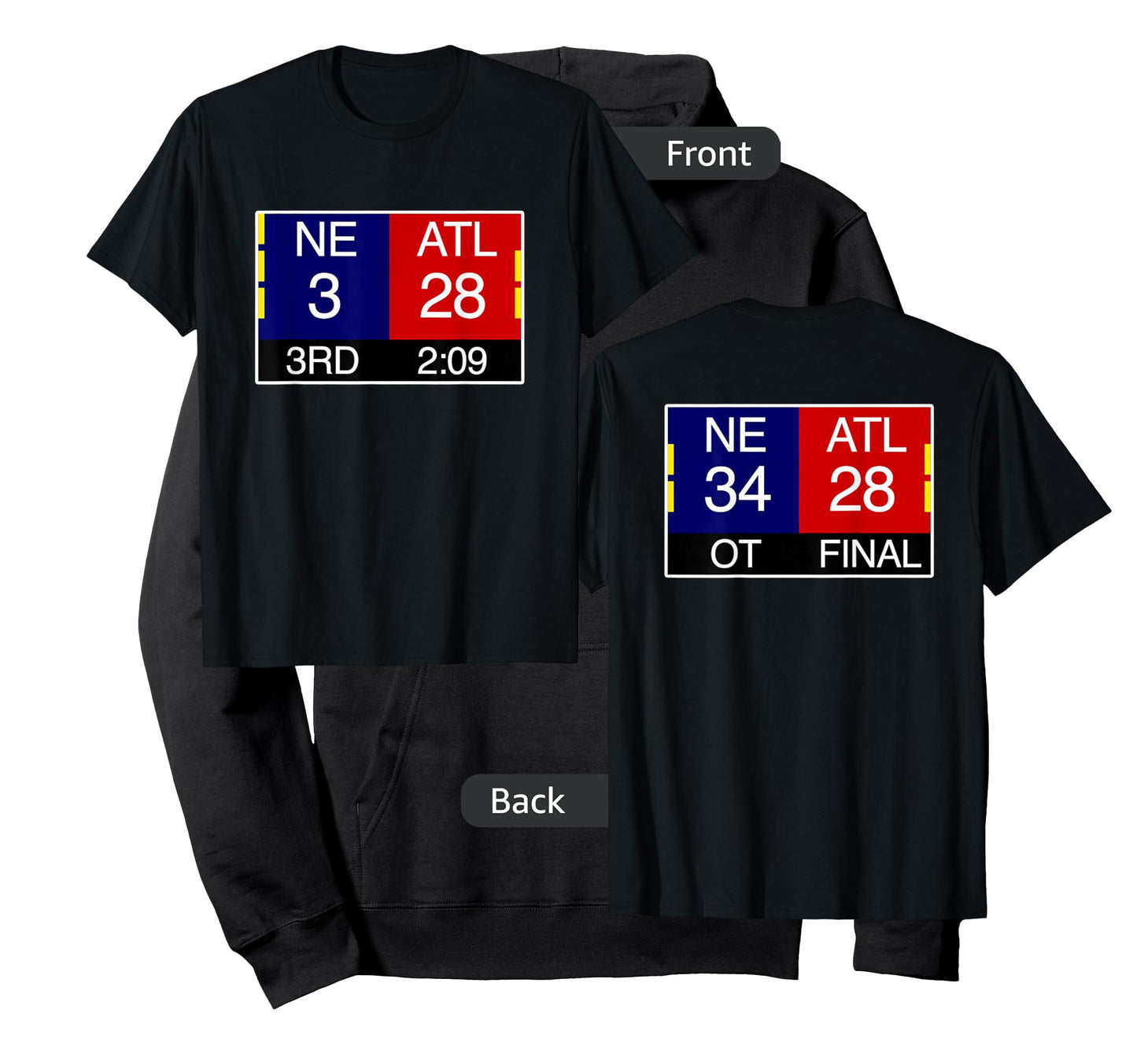 Final NE 3 ATL 28 T-Shirt | Great Comeback Shirt T-Shirt