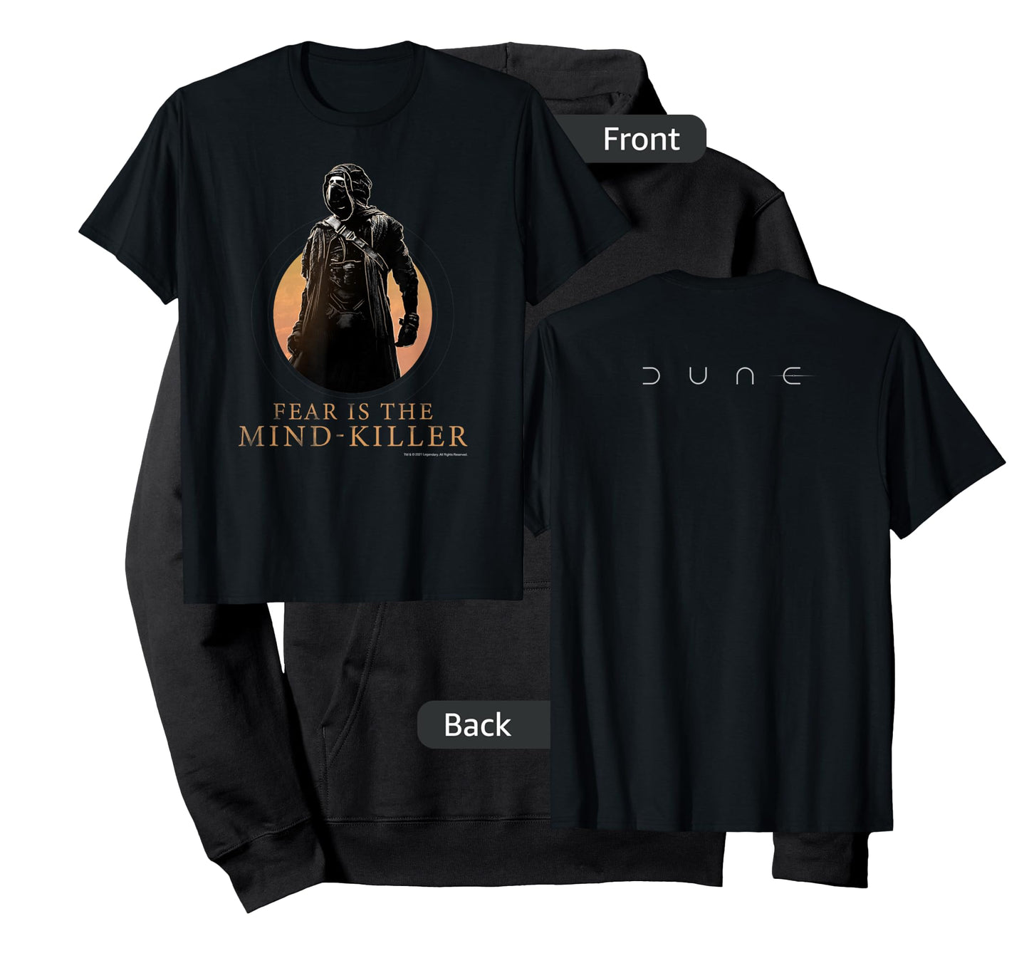 Dune (2021) - Fear is The Mind Killer - Paul Stillsuit T-Shirt