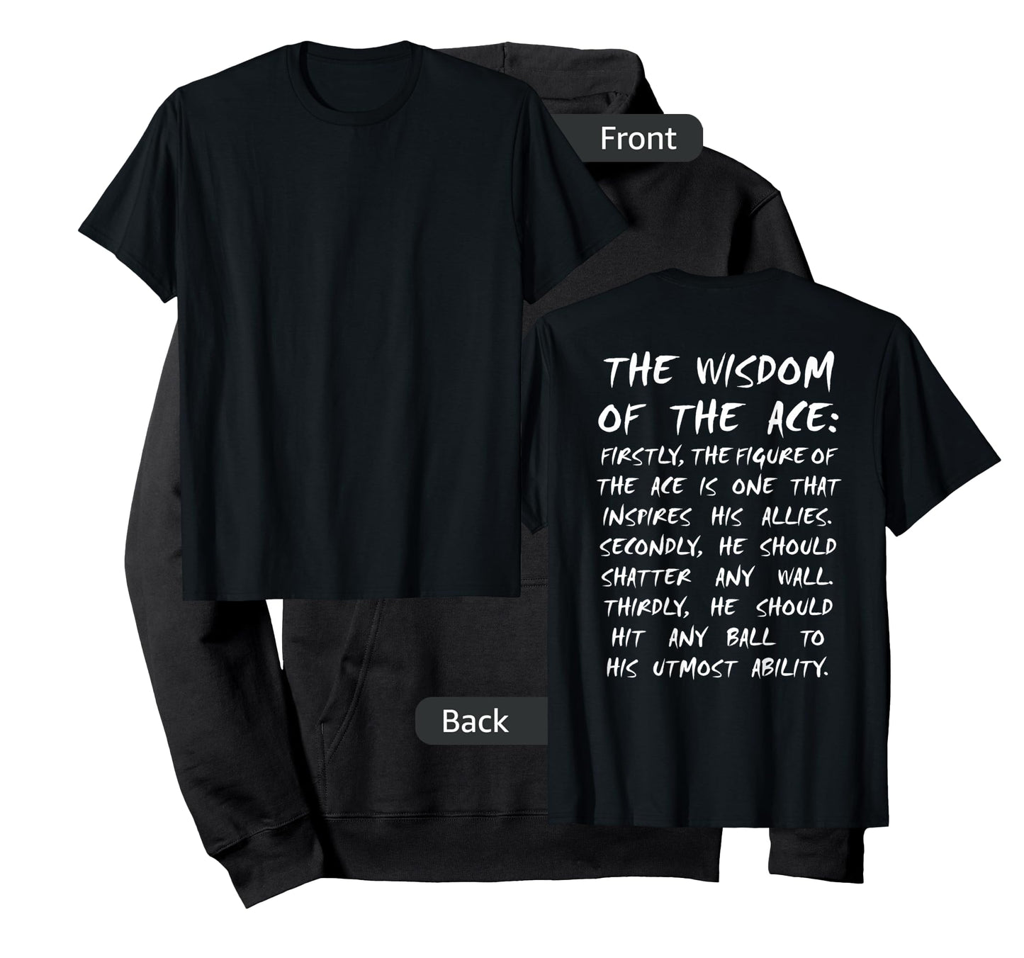 Ace Owl Volleyball Wisdom Anime Manga Cosplay T-Shirt