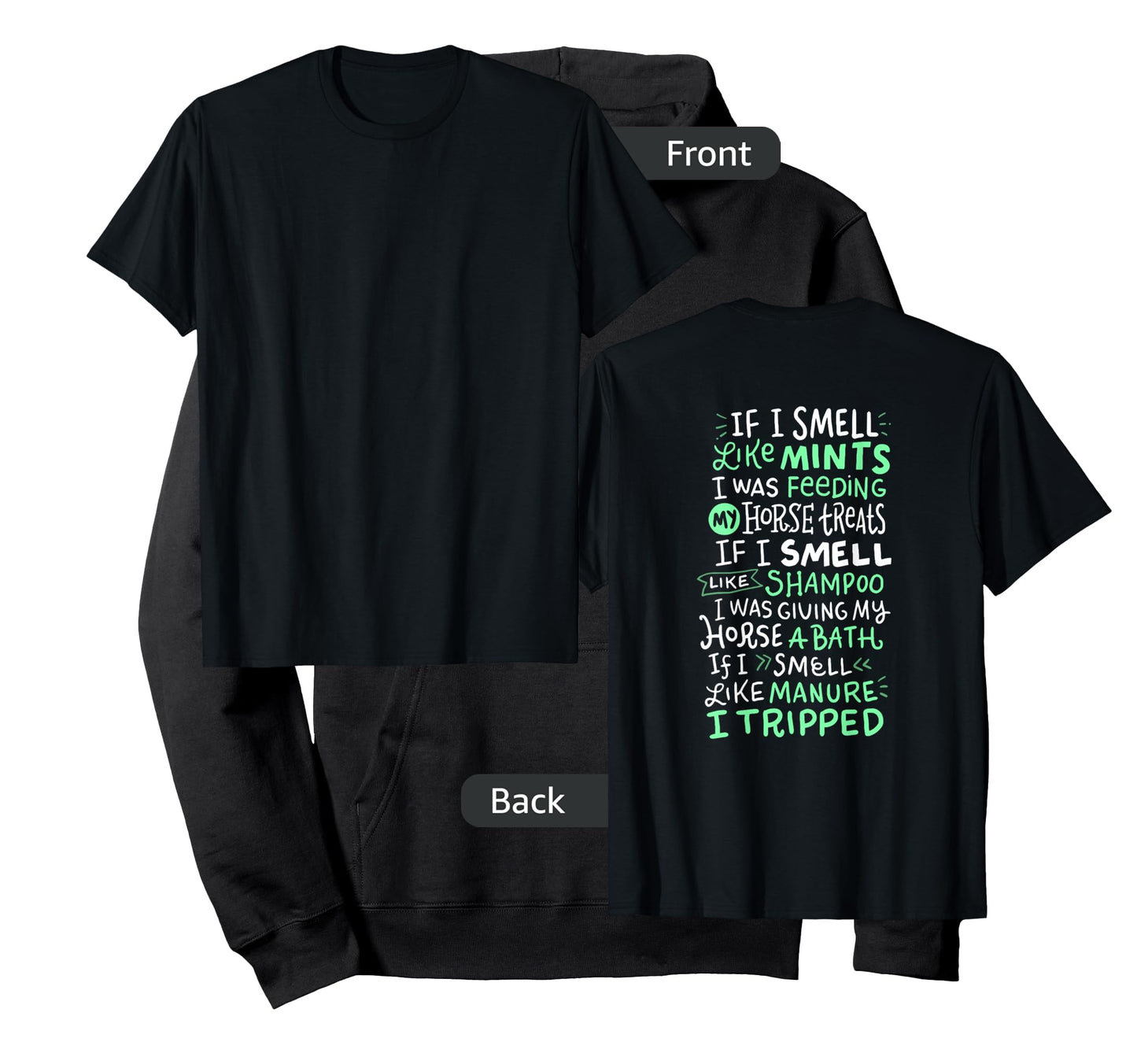 If I Smell Like Mints Horse T Shirt Gift Ideas for Girls