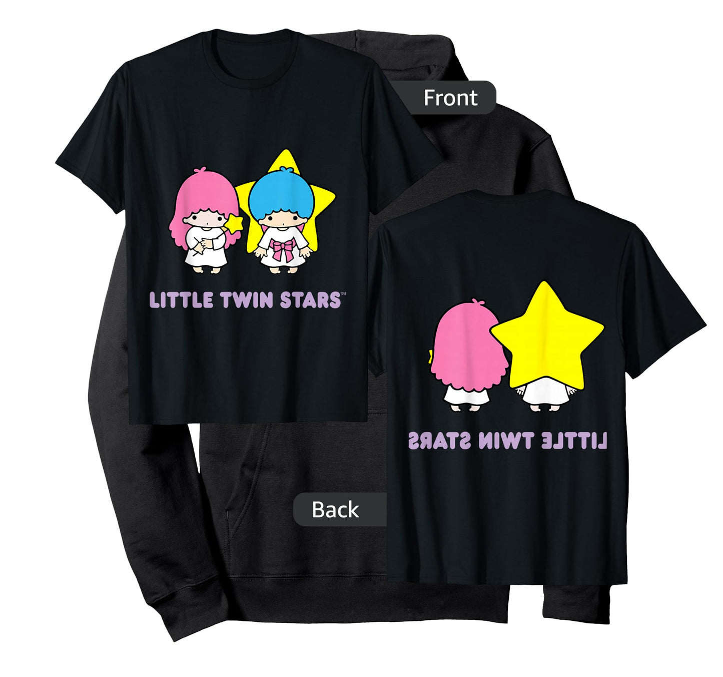 LittleTwinStars Character Front and Back T-Shirt