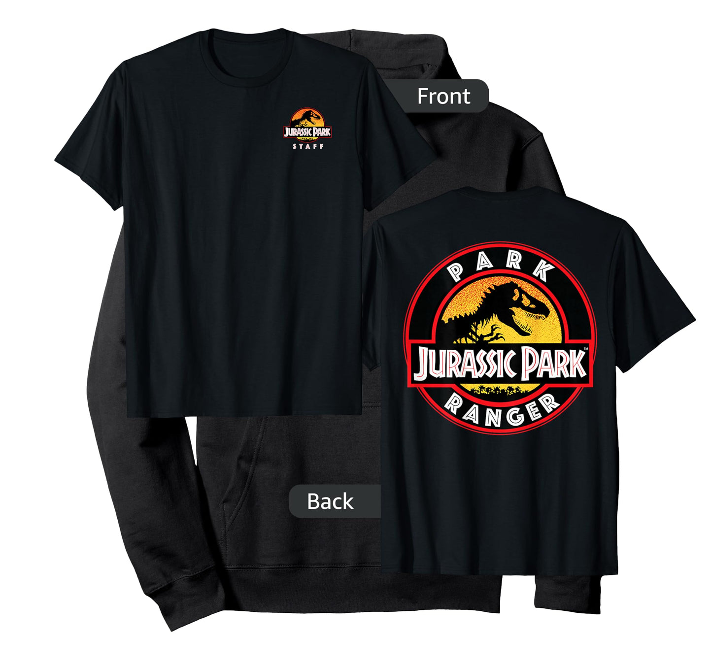 Jurassic Park Ranger Uniform Patch T-Shirt Small