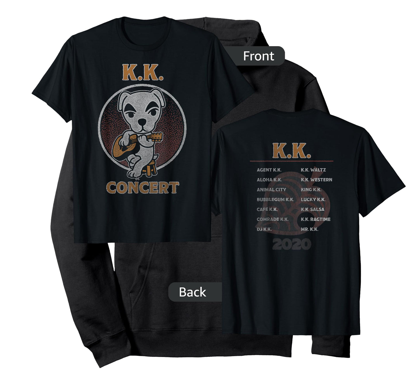 Animal Crossing: New Horizons K.K. Slider In Concert Vintage T-Shirt