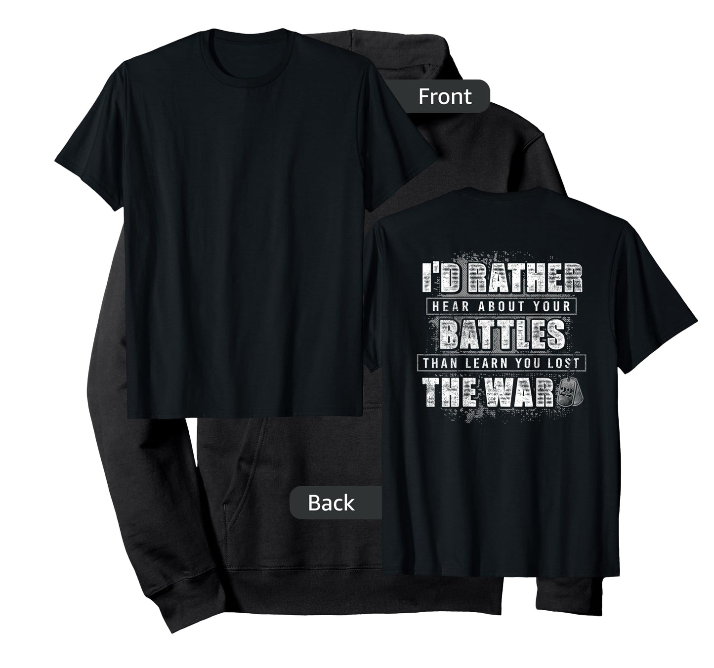 i'd rather hear about your battles T-Shirt