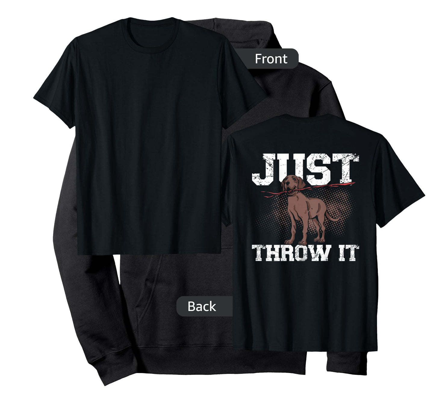 Just Throw It Backprint T-Shirt