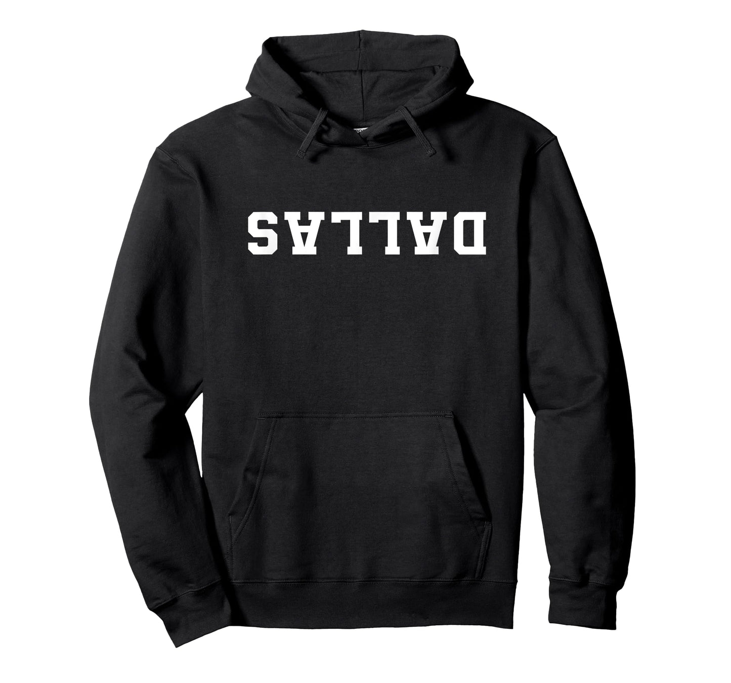 Dallas Upside Down Reverse Letters Texas T-Shirt