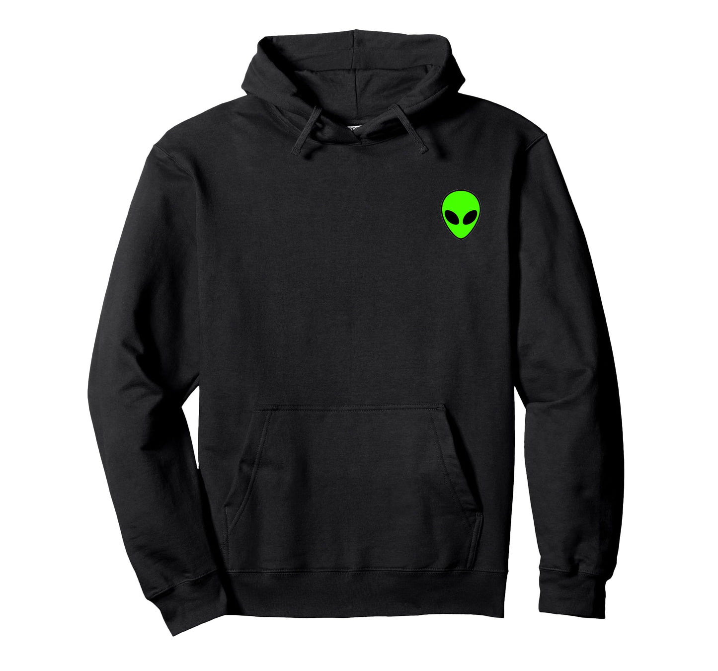 Alien Head Pocket Patch T-Shirt for Men and Women T-Shirt