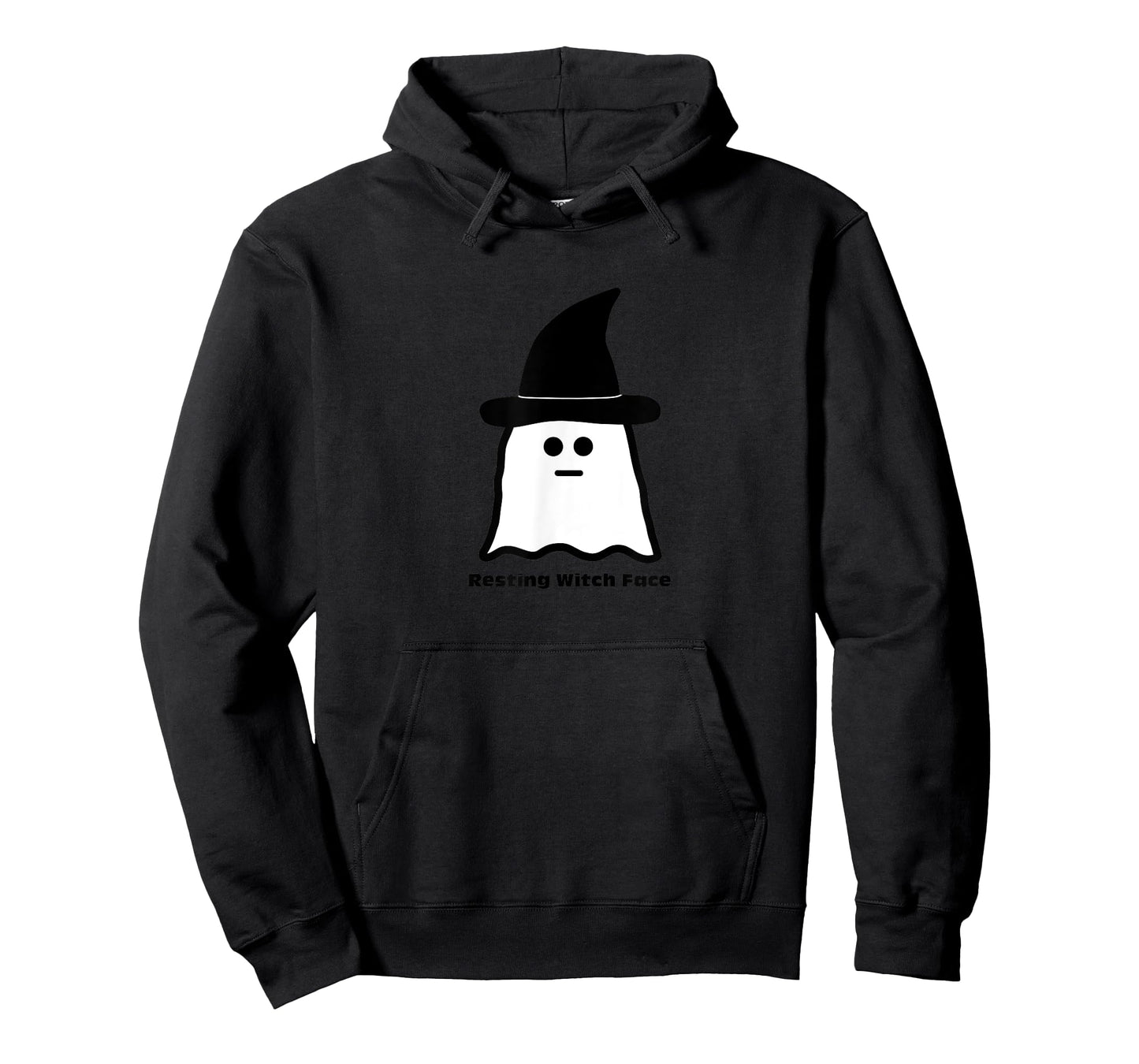 Resting Witch Face Funny Ghost Halloween T-Shirt