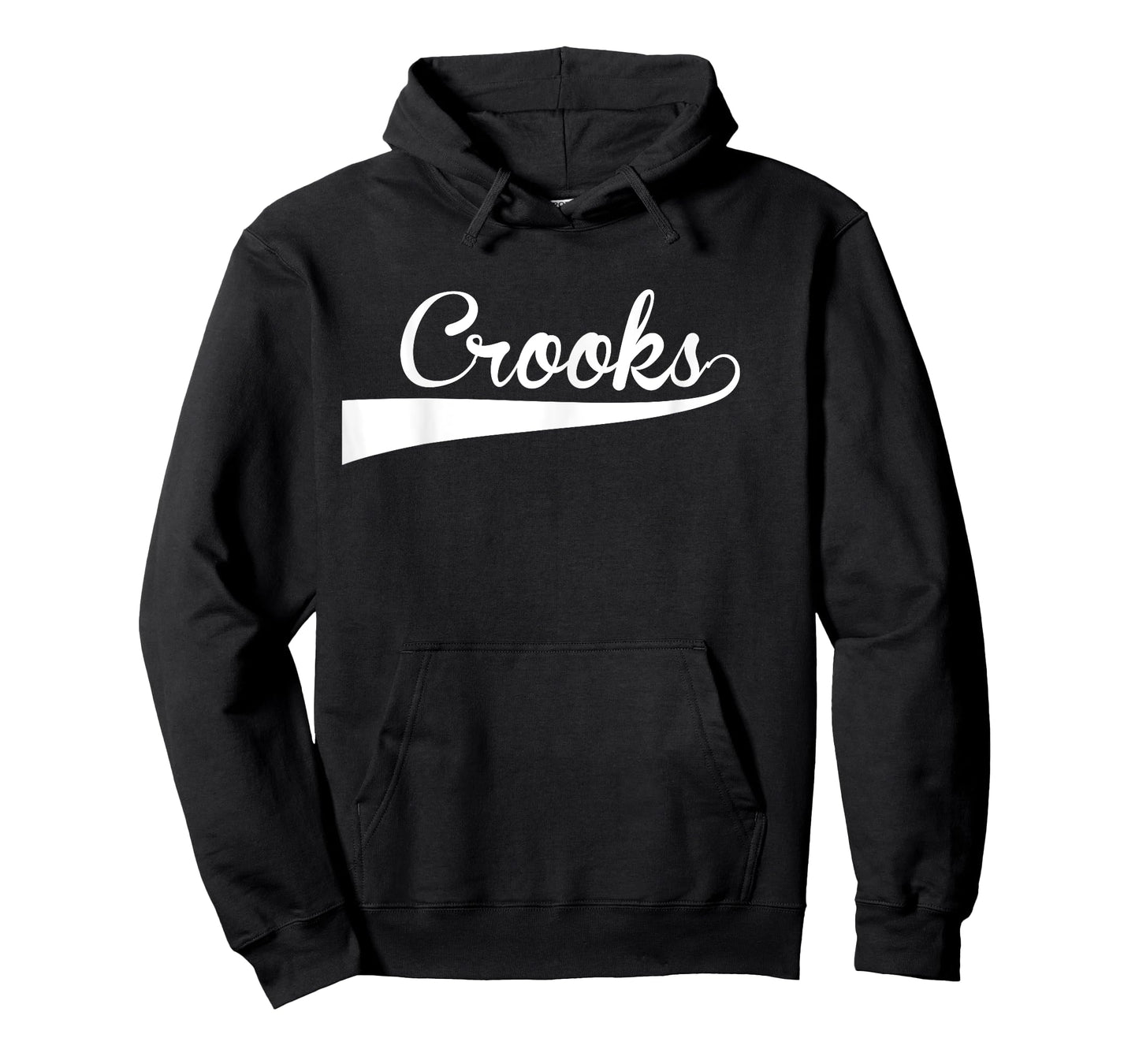 CROOKS Baseball Vintage Retro Font T-Shirt